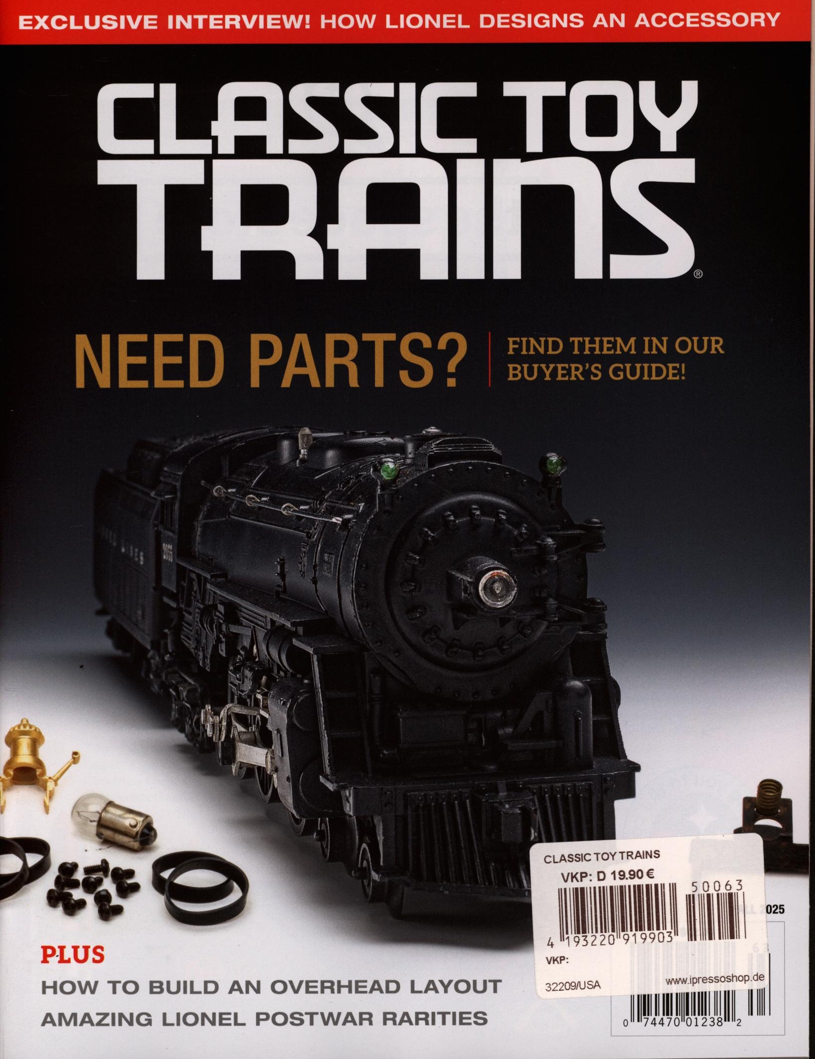 CLASSIC TOY TRAINS 63/2025