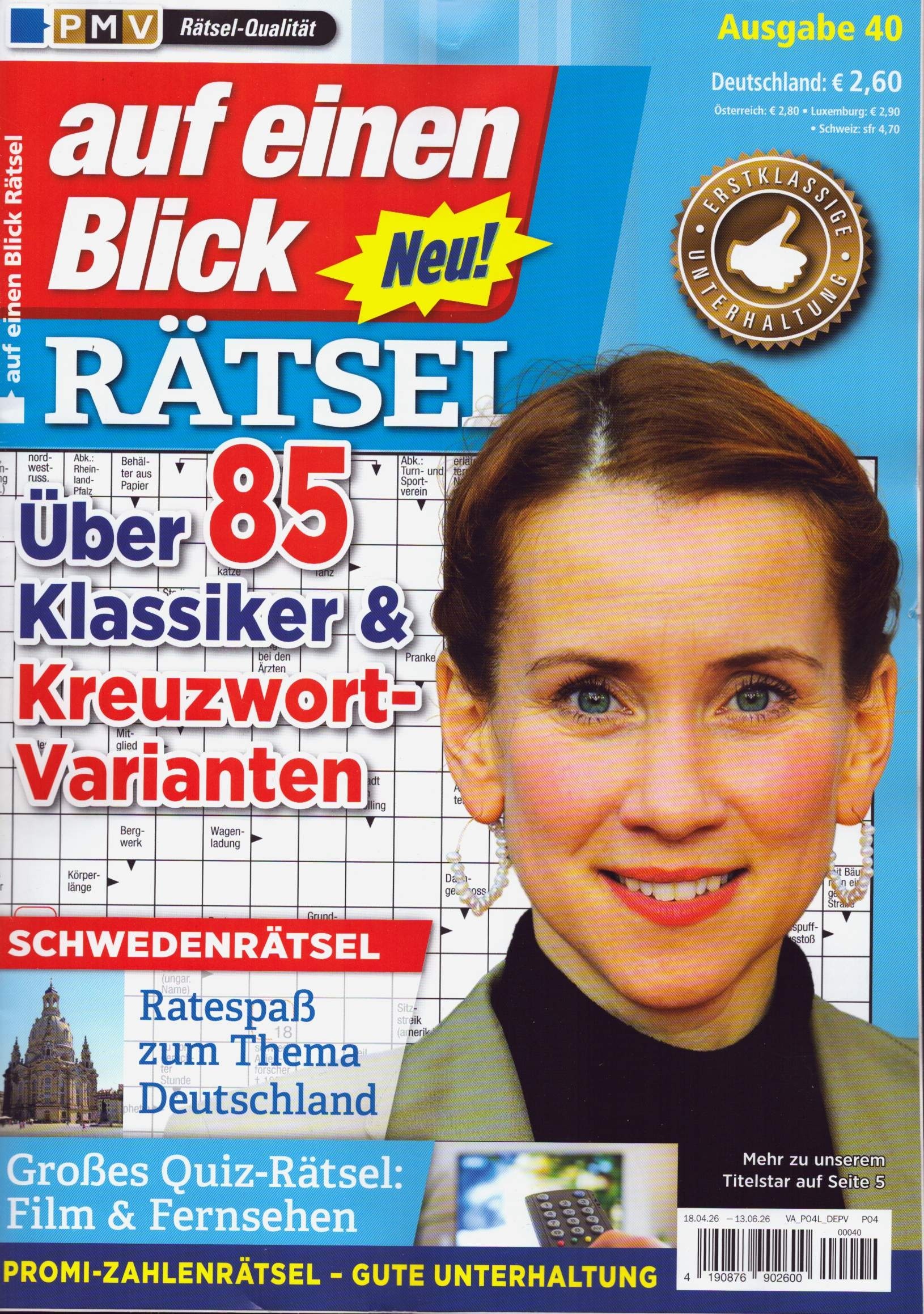 auf einen Blick Rätsel 40/2026