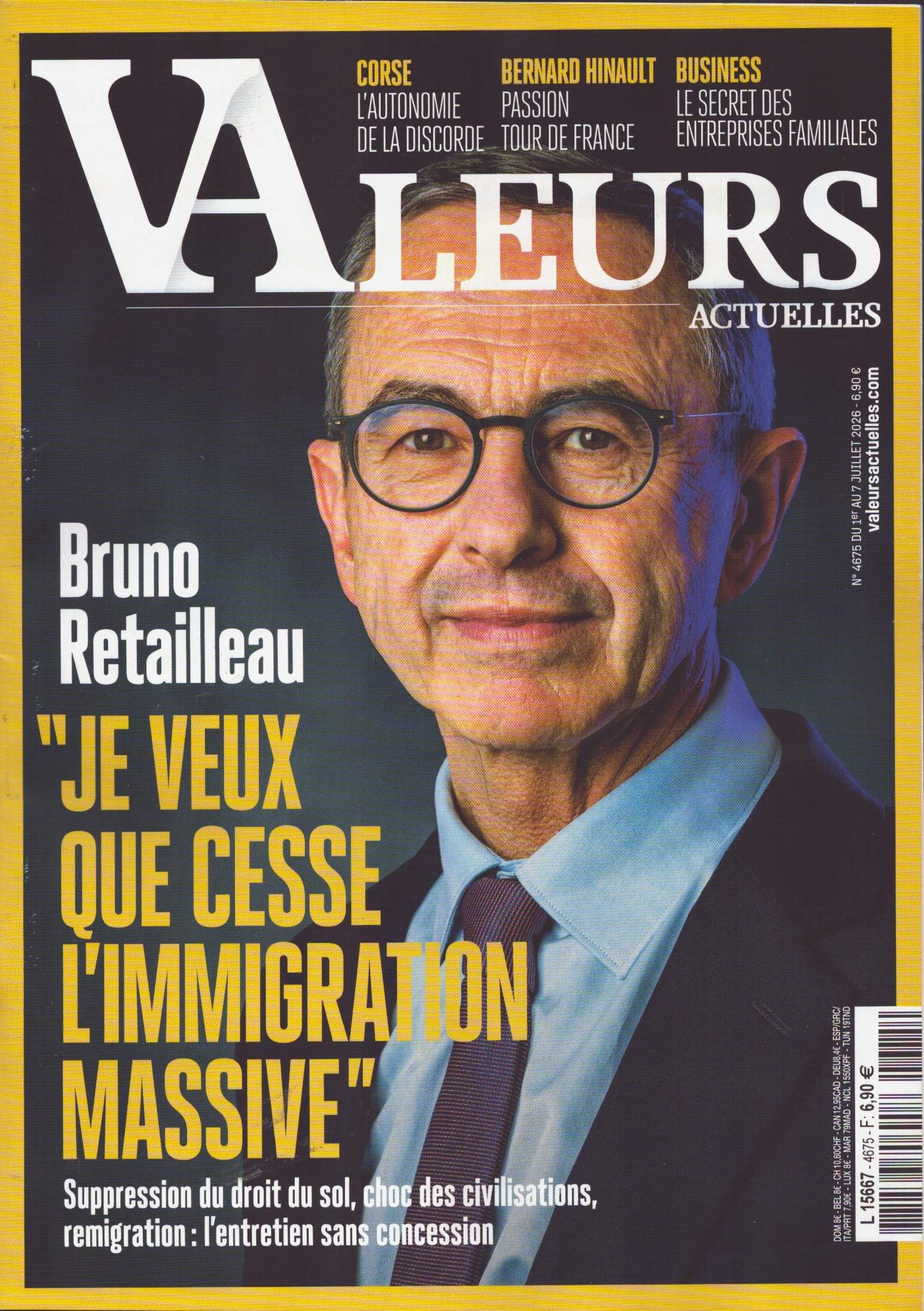 VALEURS ACTUELLES 4675/2026