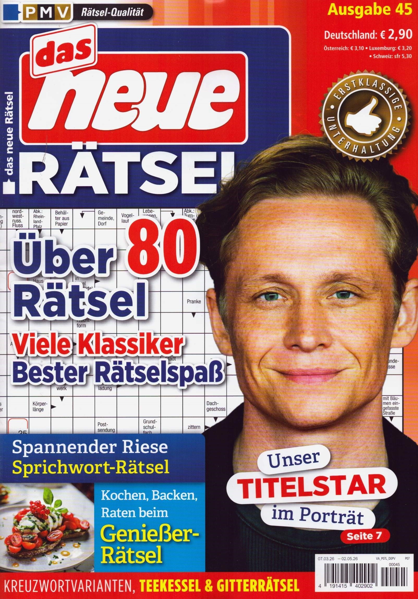 das neue Rätsel 45/2026