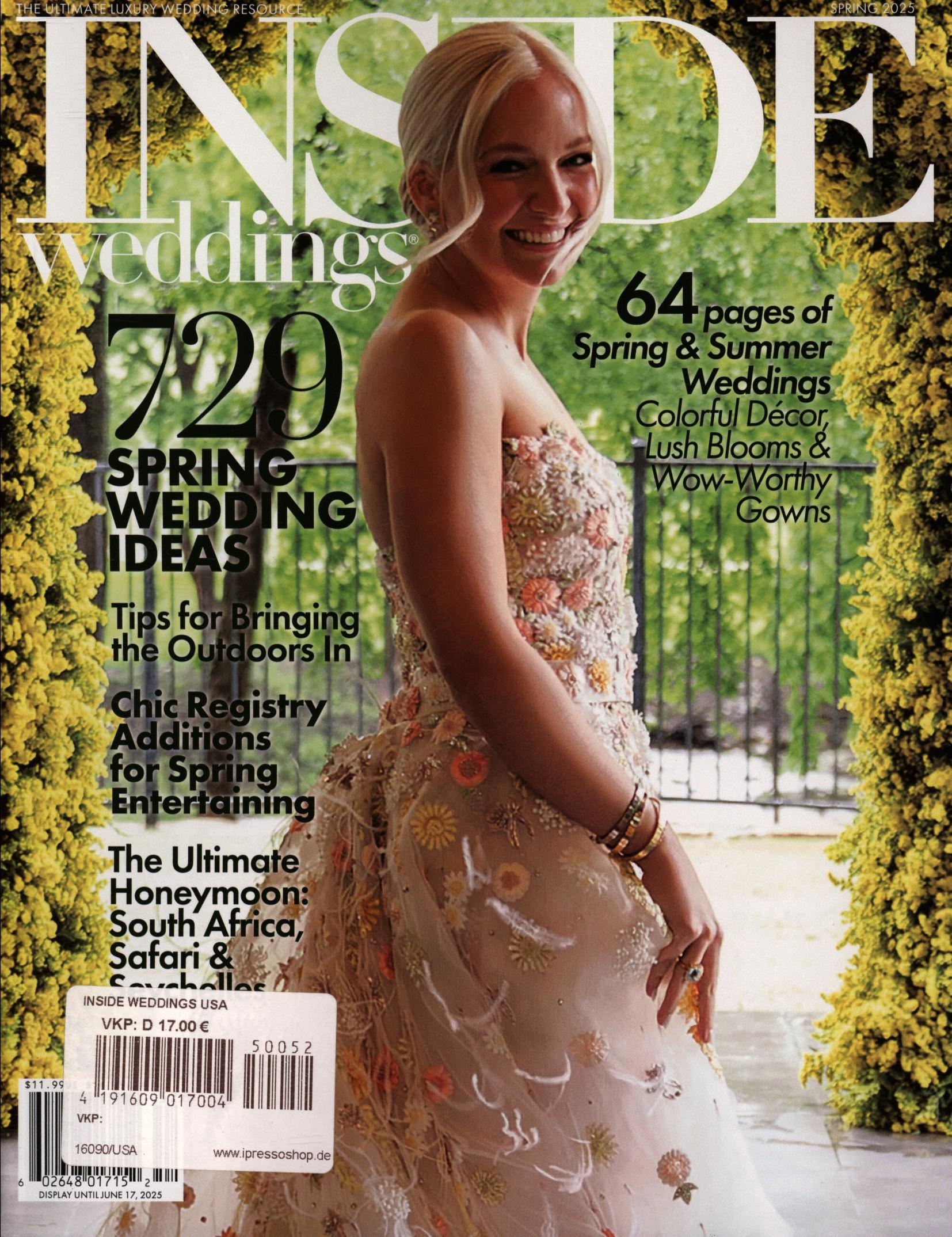 INSIDE weddings 52/2025