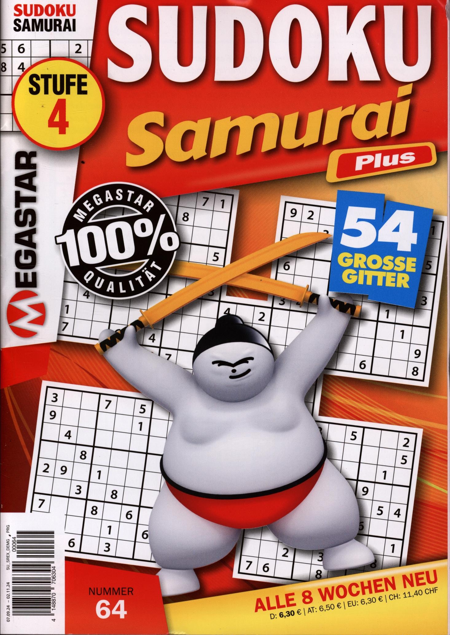 Sudoku Samurai Plus 64/2024