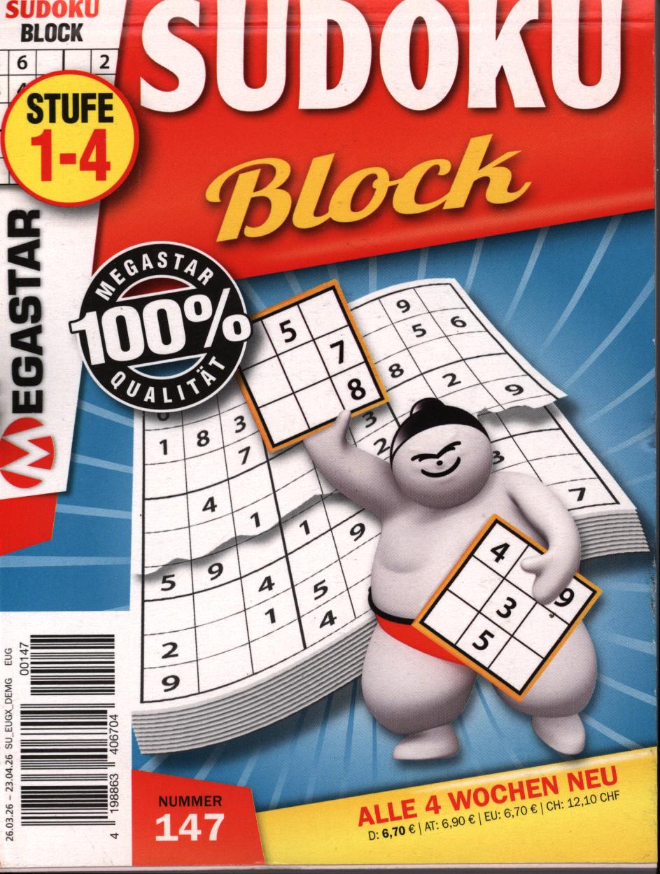 Megastar Sudoku Block 147/2026