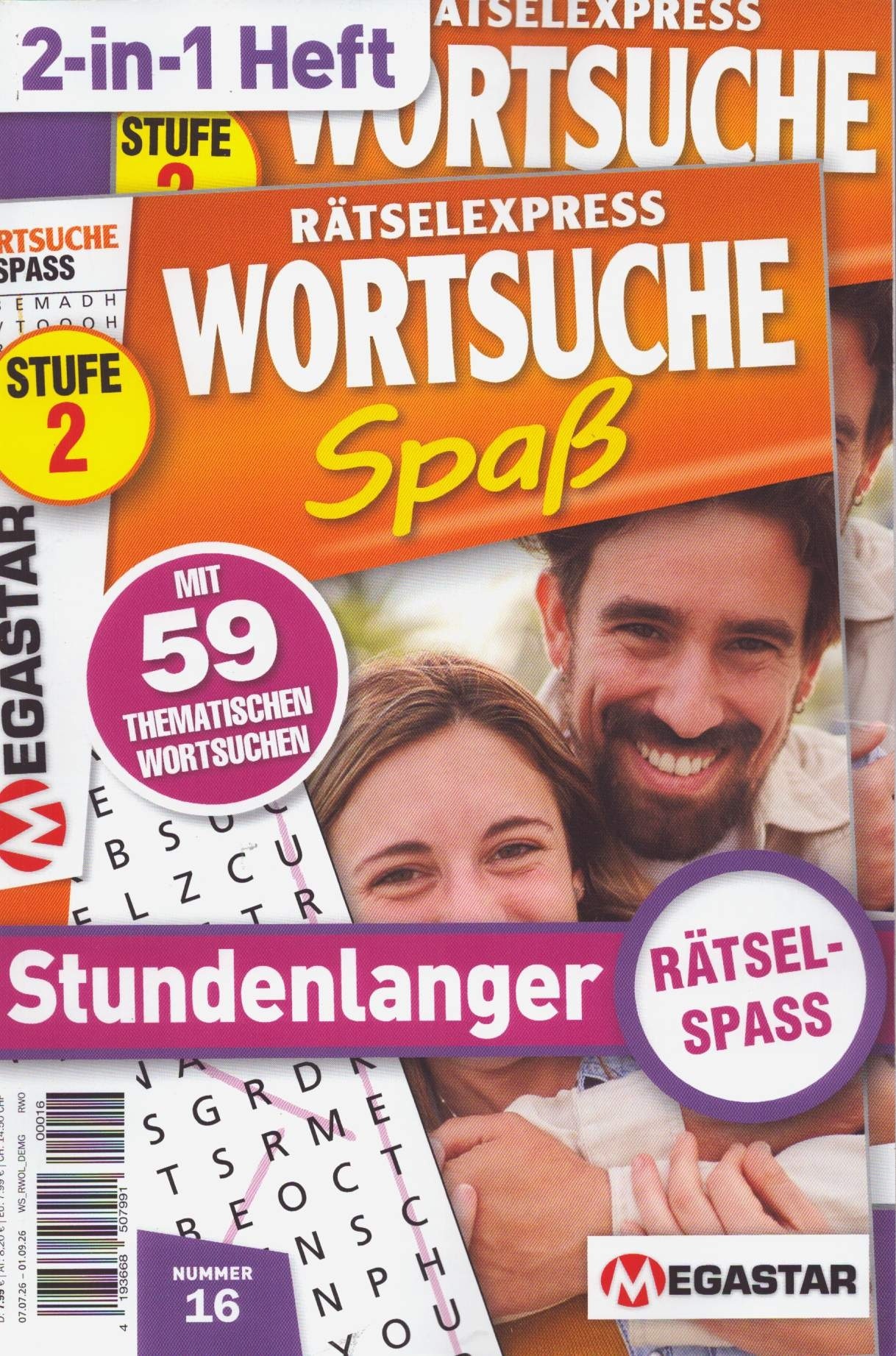 Rätselexpress Wortsuche Spaß Premiumband 16/2026