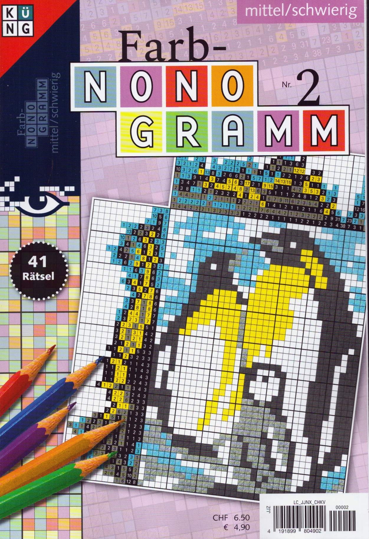 Farb-Nonogramm 2/2026