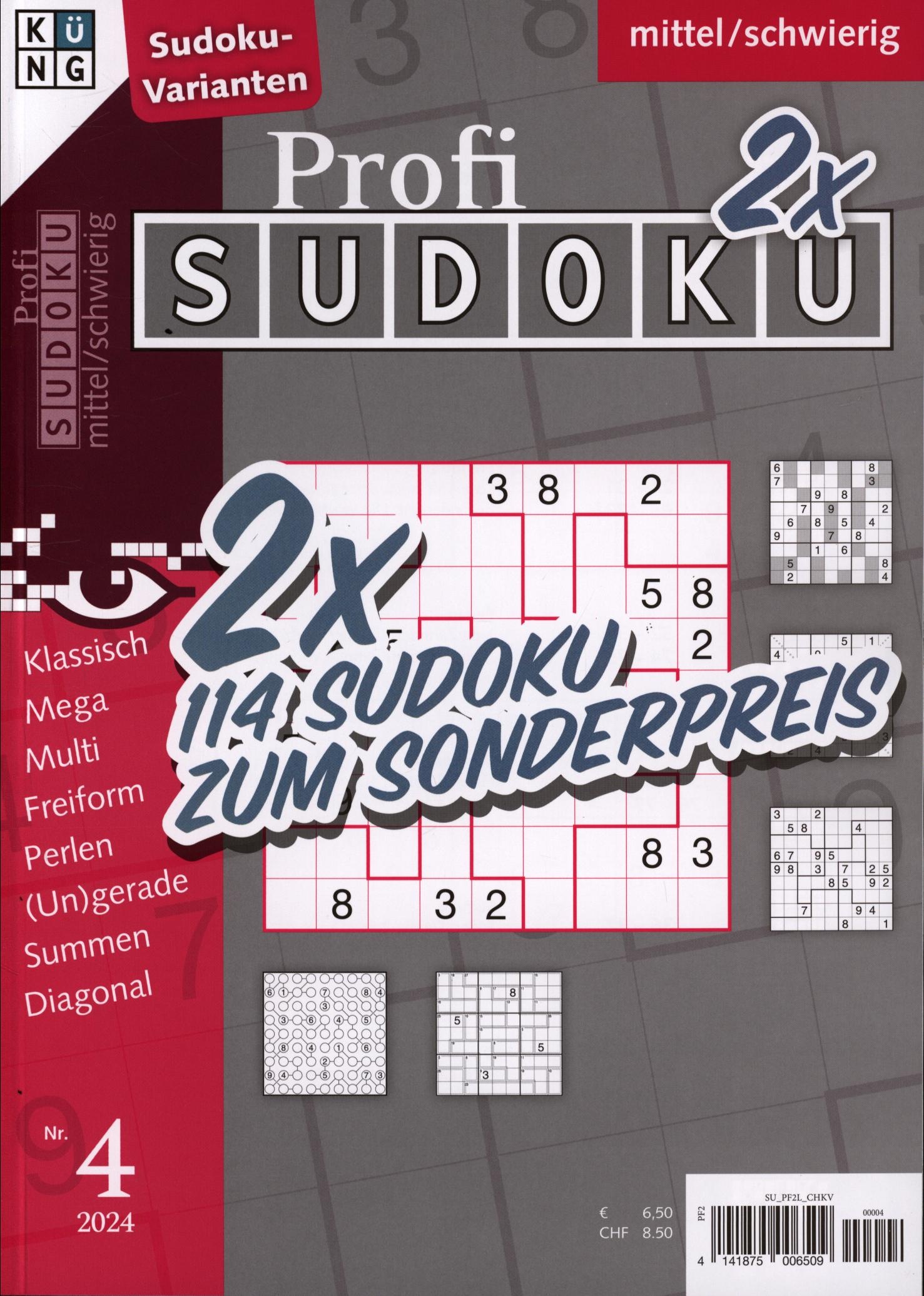 Profi Sudoku 2x 4/2024