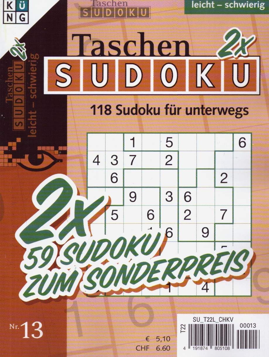 Taschen Sudoku 2x Book 13/2026