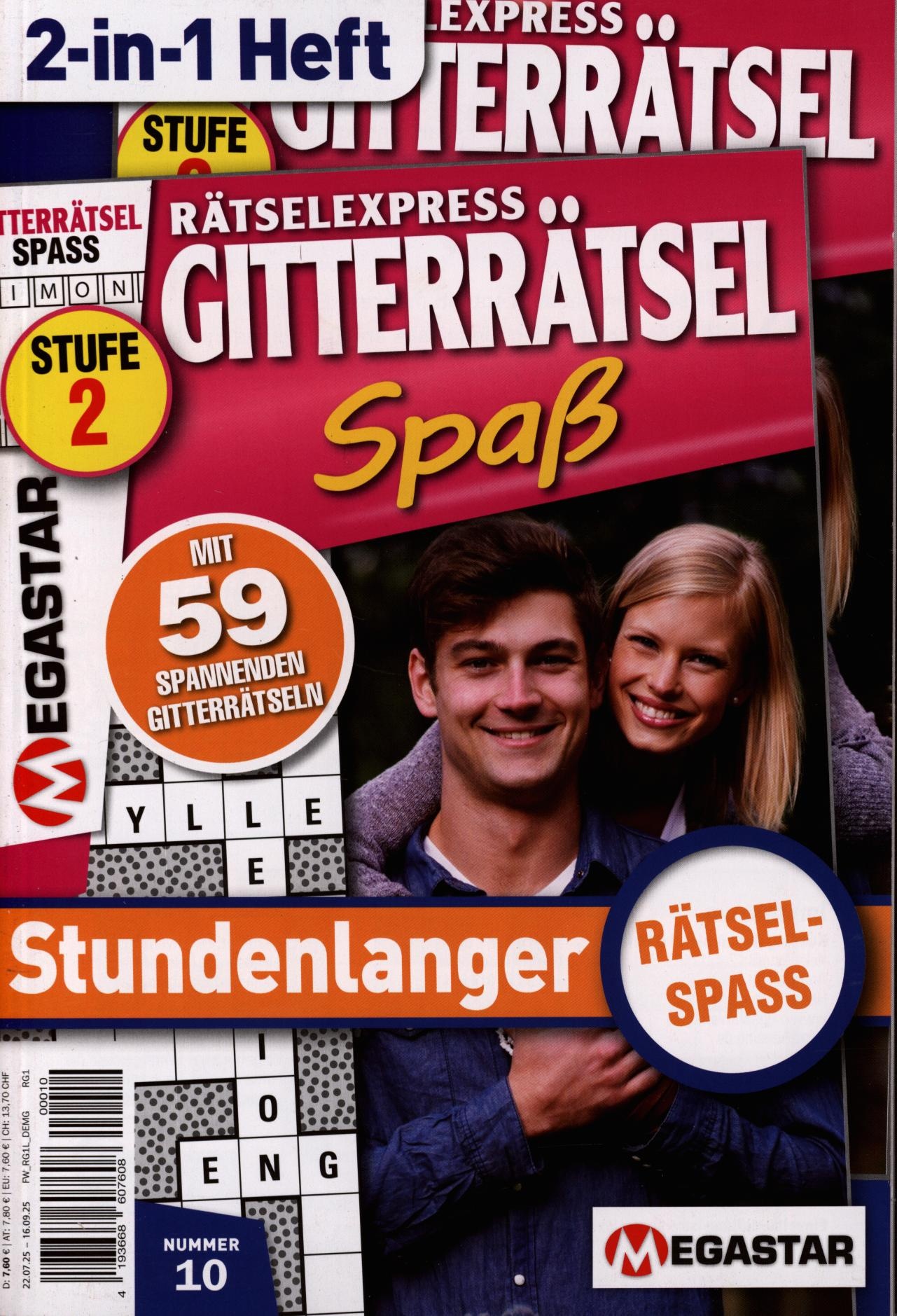Rätselexpress Gitterrätsel Spaß Premiumband 10/2025