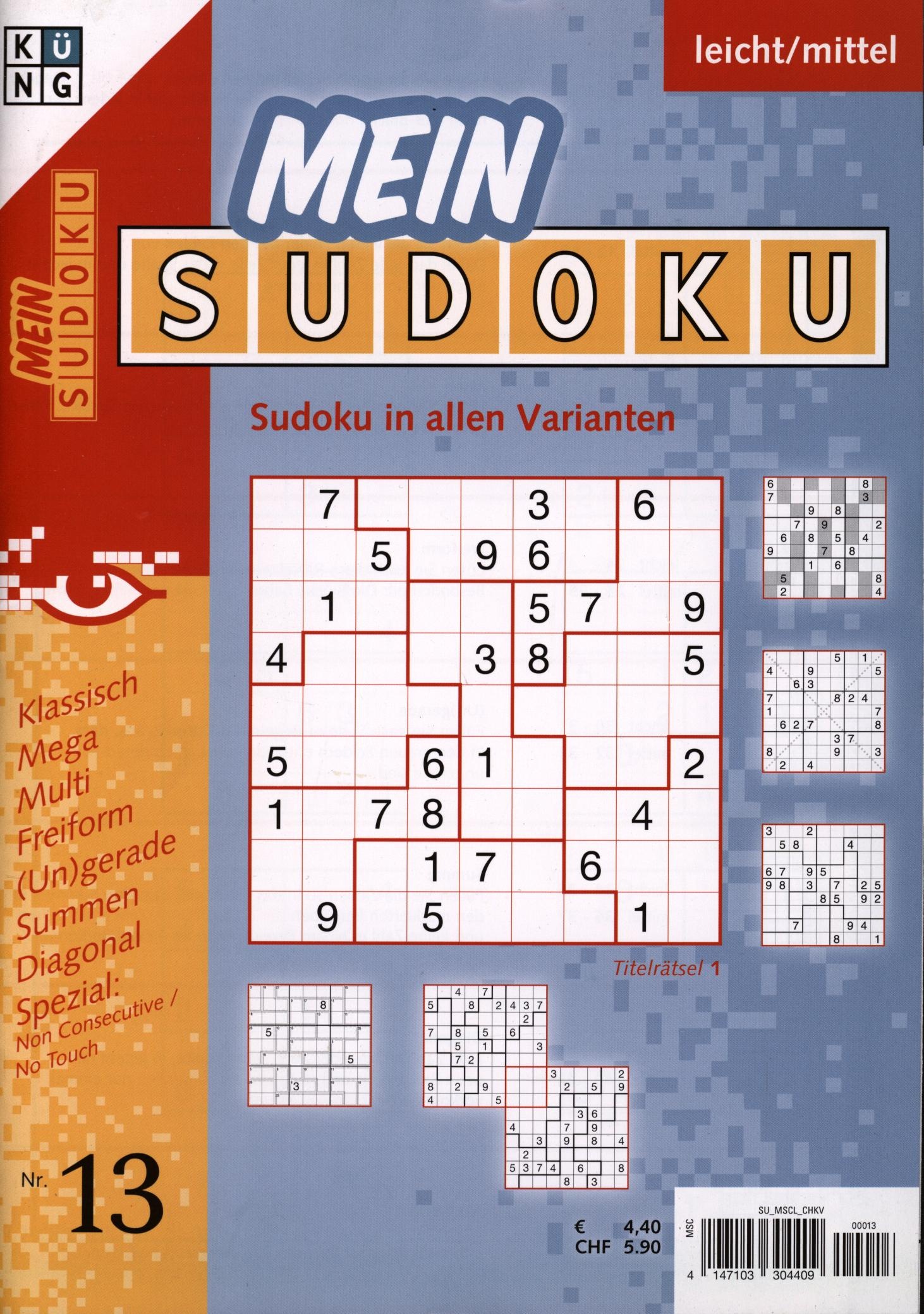 Mein Sudoku 13/2025