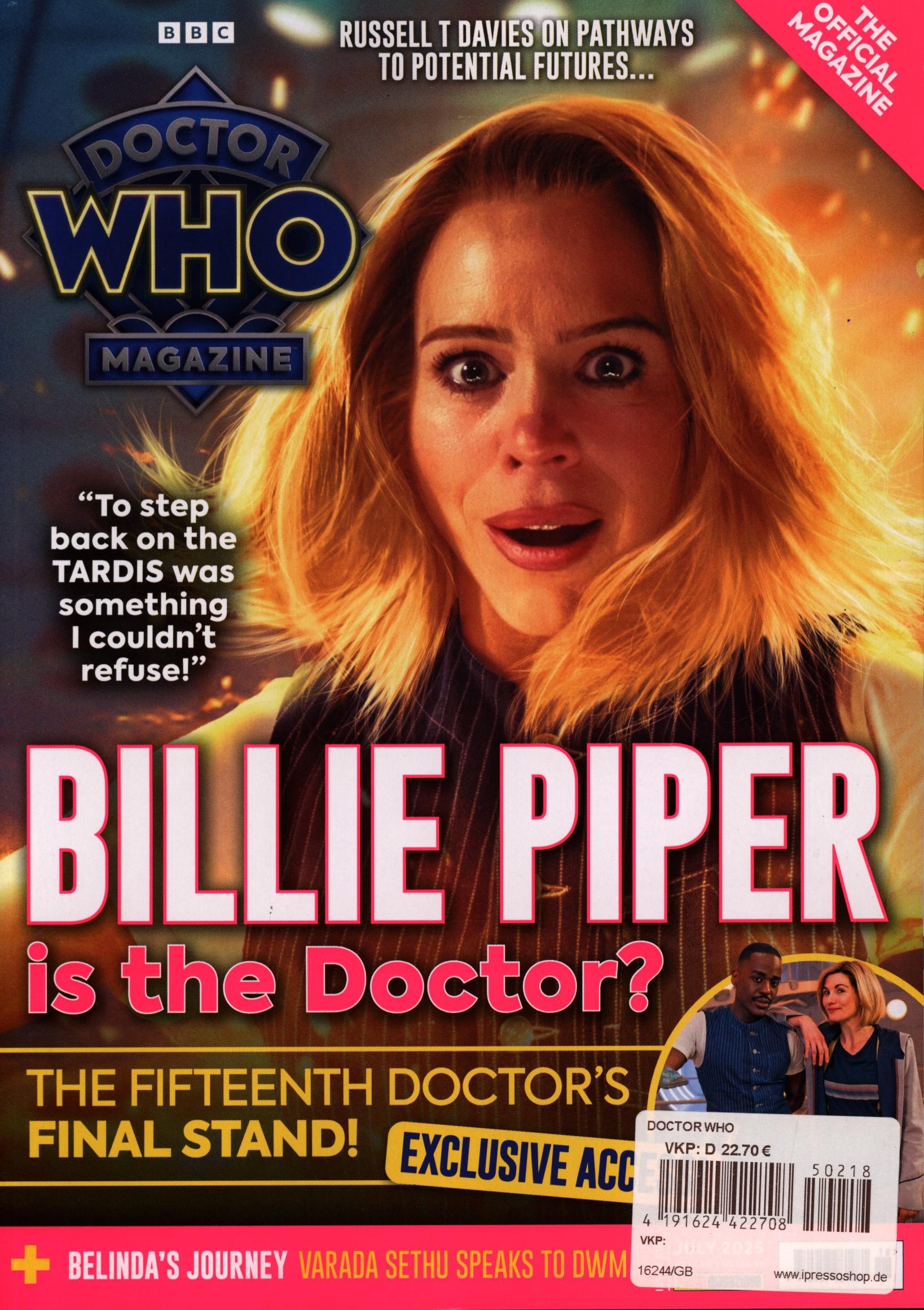 DOCTOR WHO MAGAZINE 218/2025