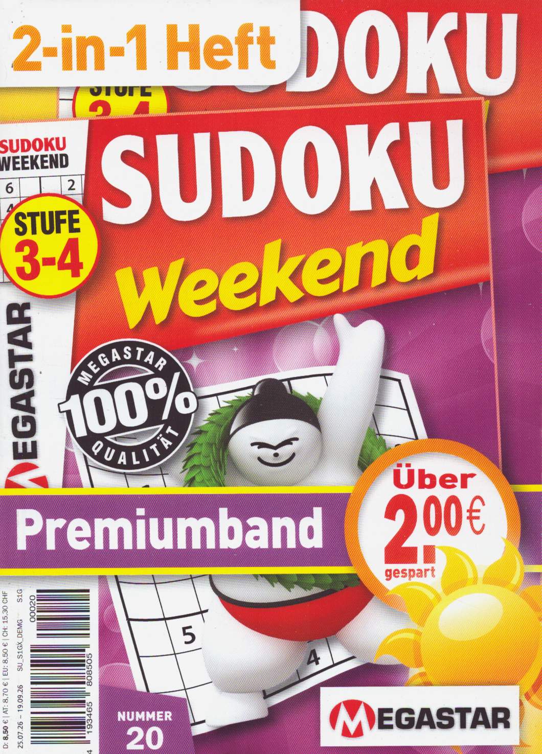 Sudoku Weekend Premiumband 20/2026