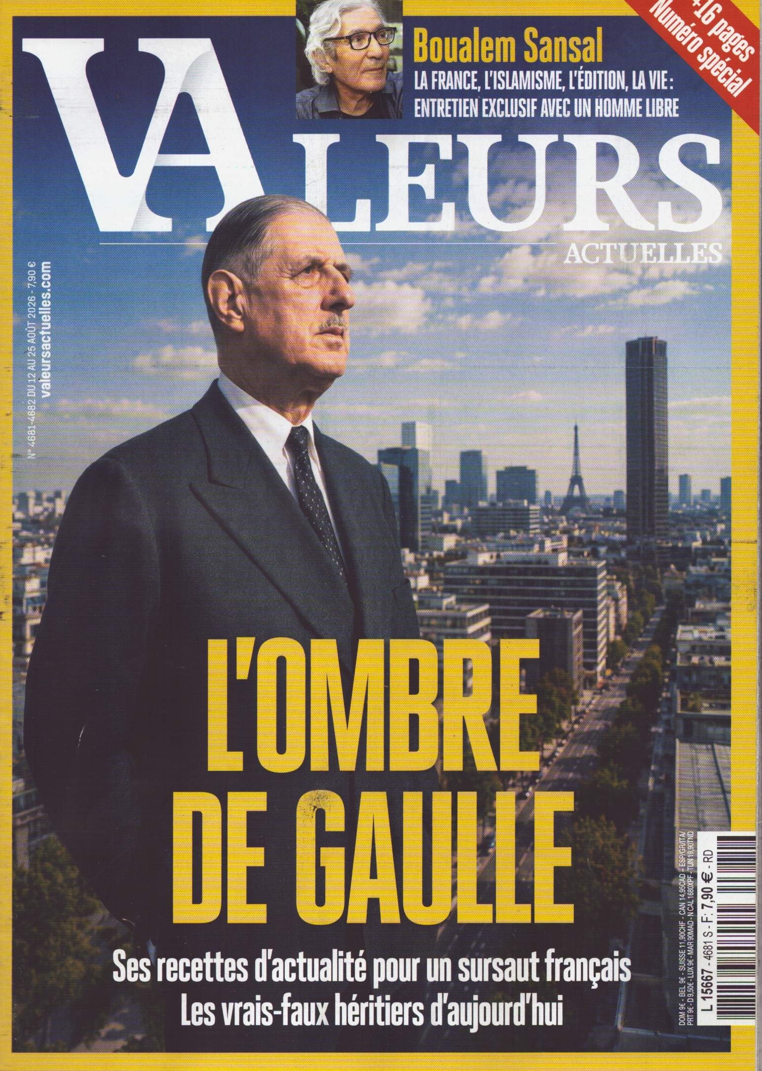 VALEURS ACTUELLES 4681/2026
