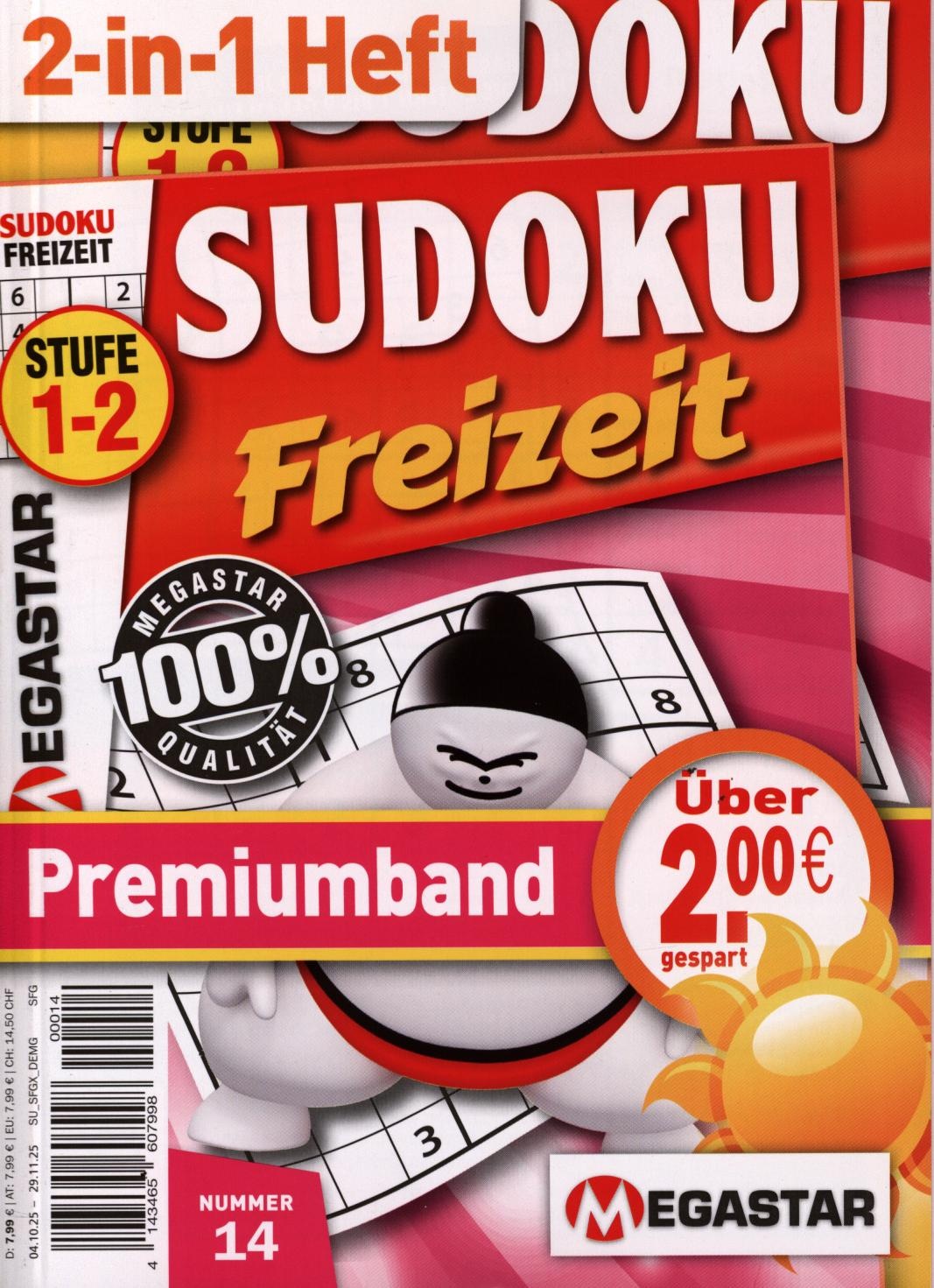 Sudoku Freizeit Premiumband 14/2025