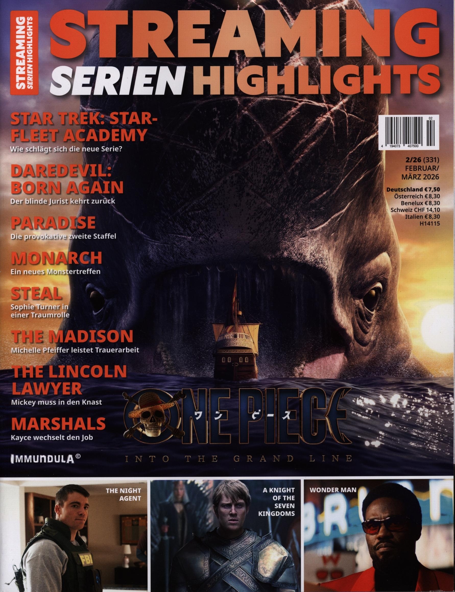 Streaming Serien Highlights 2/2026