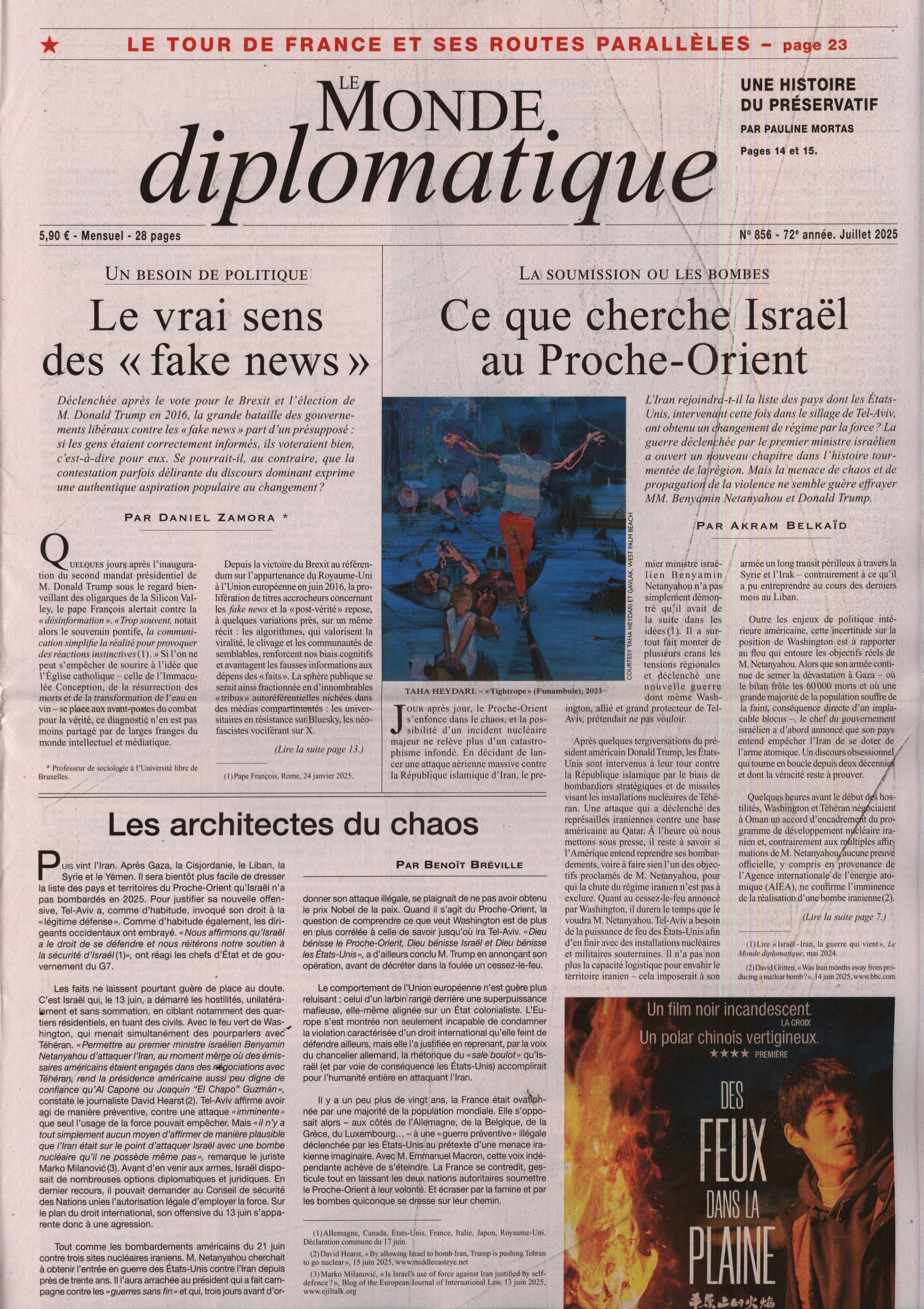 LE MONDE diplomatique 856/2025