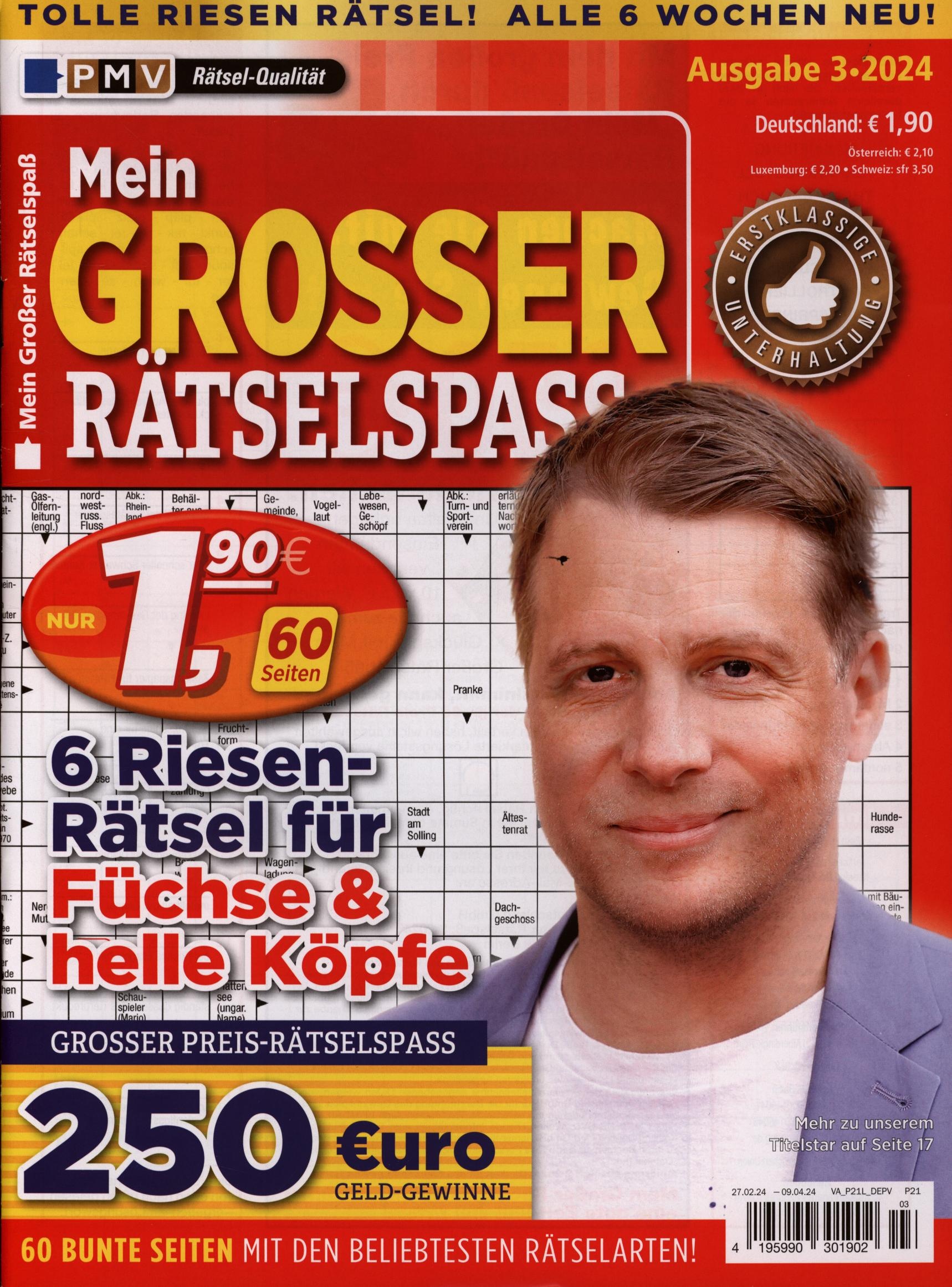 Mein großer Rätselspaß 3/2024