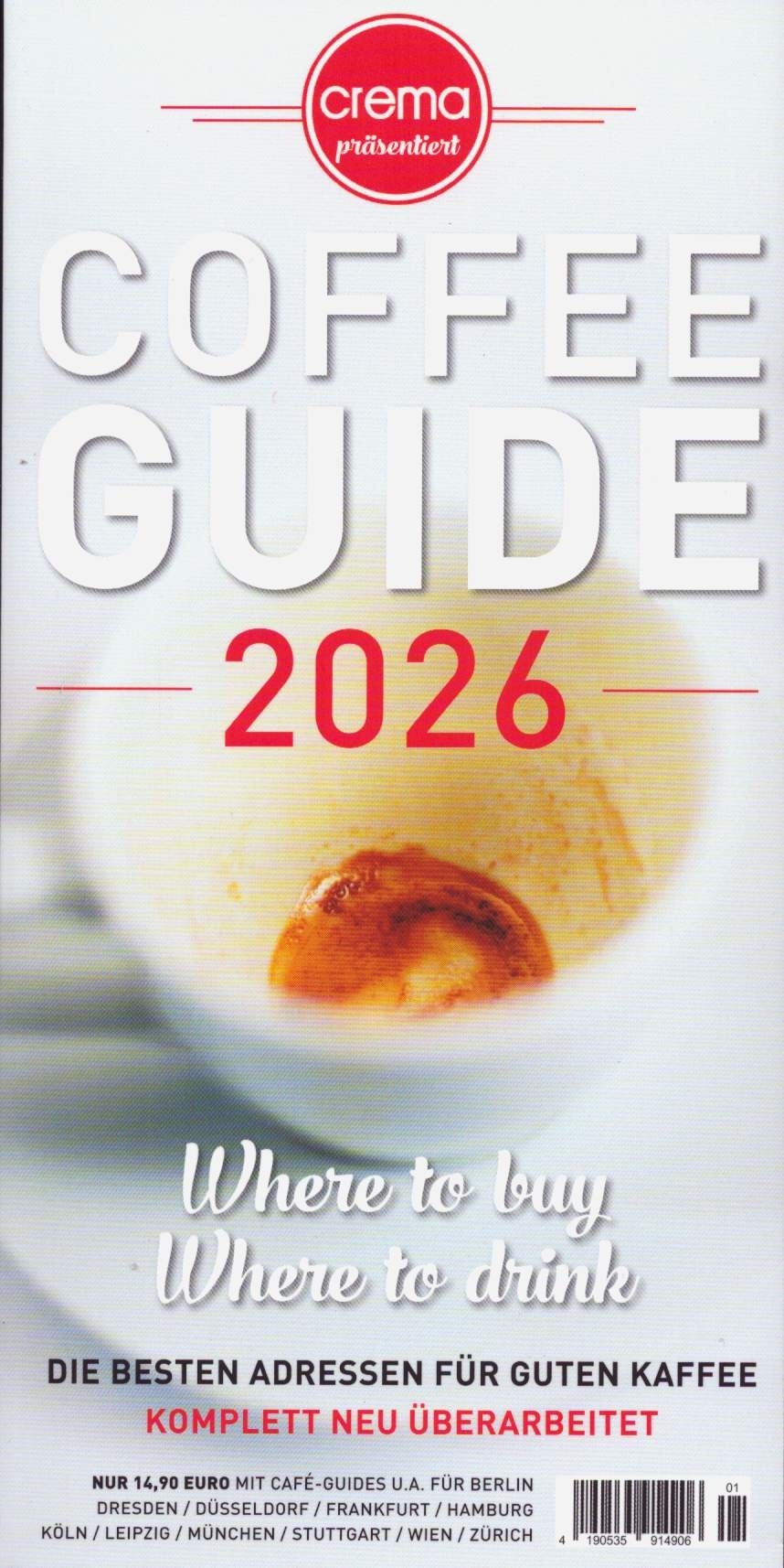 Crema Coffee Guide 1/2026