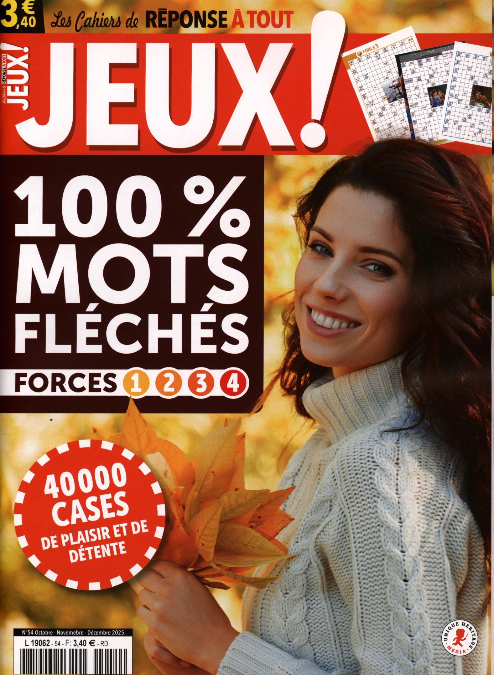 CAHIERS DE JEUX 100 % 54/2025