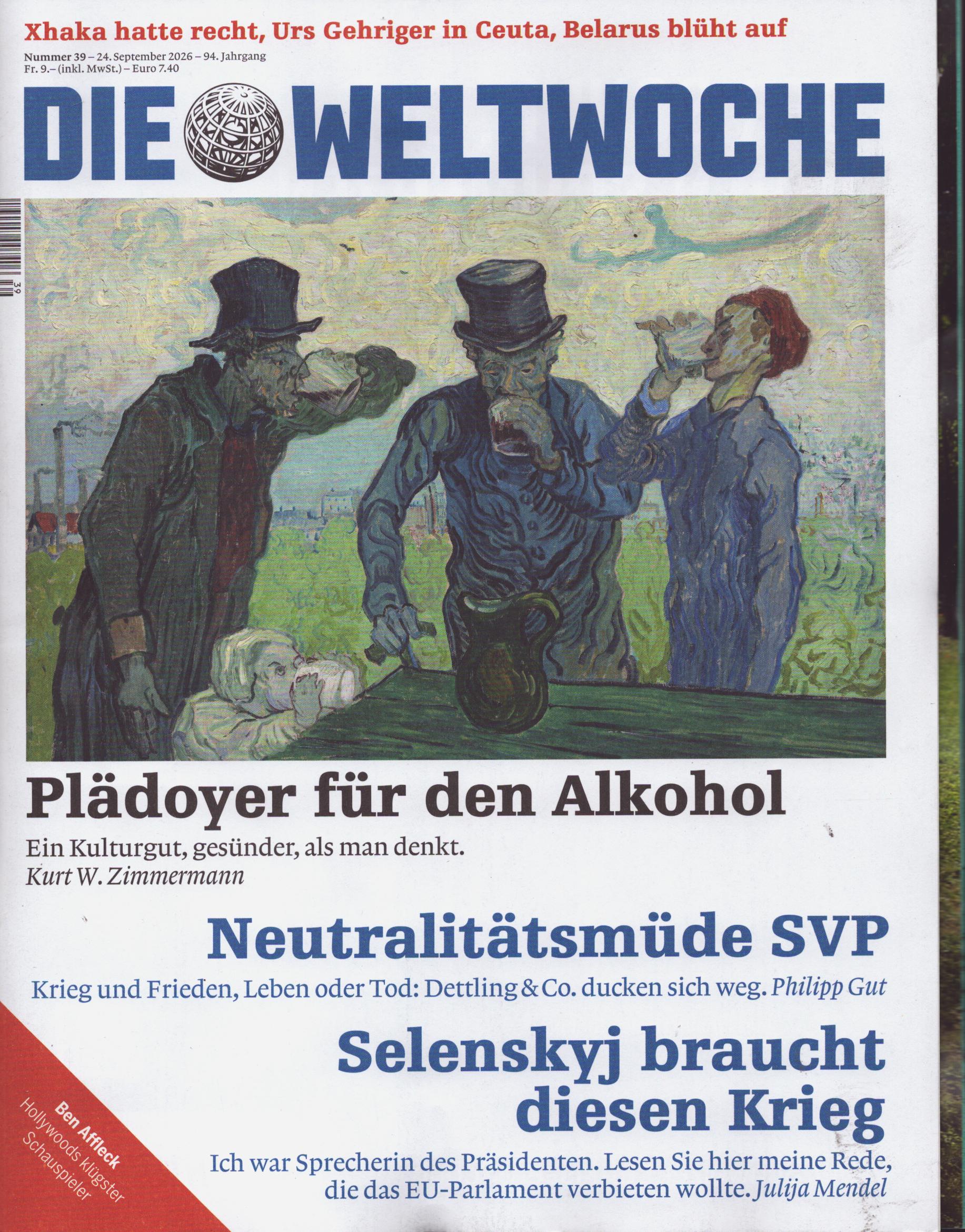 DIE WELTWOCHE 39/2026