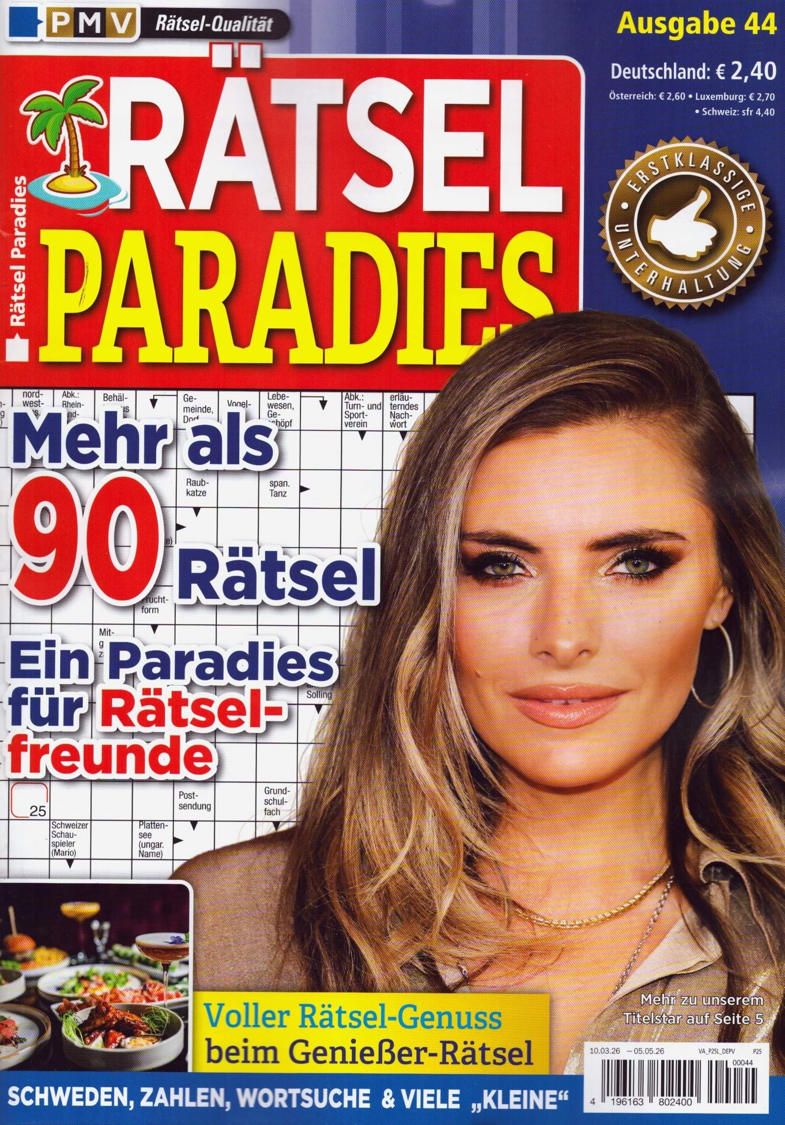 Rätsel Paradies 44/2026