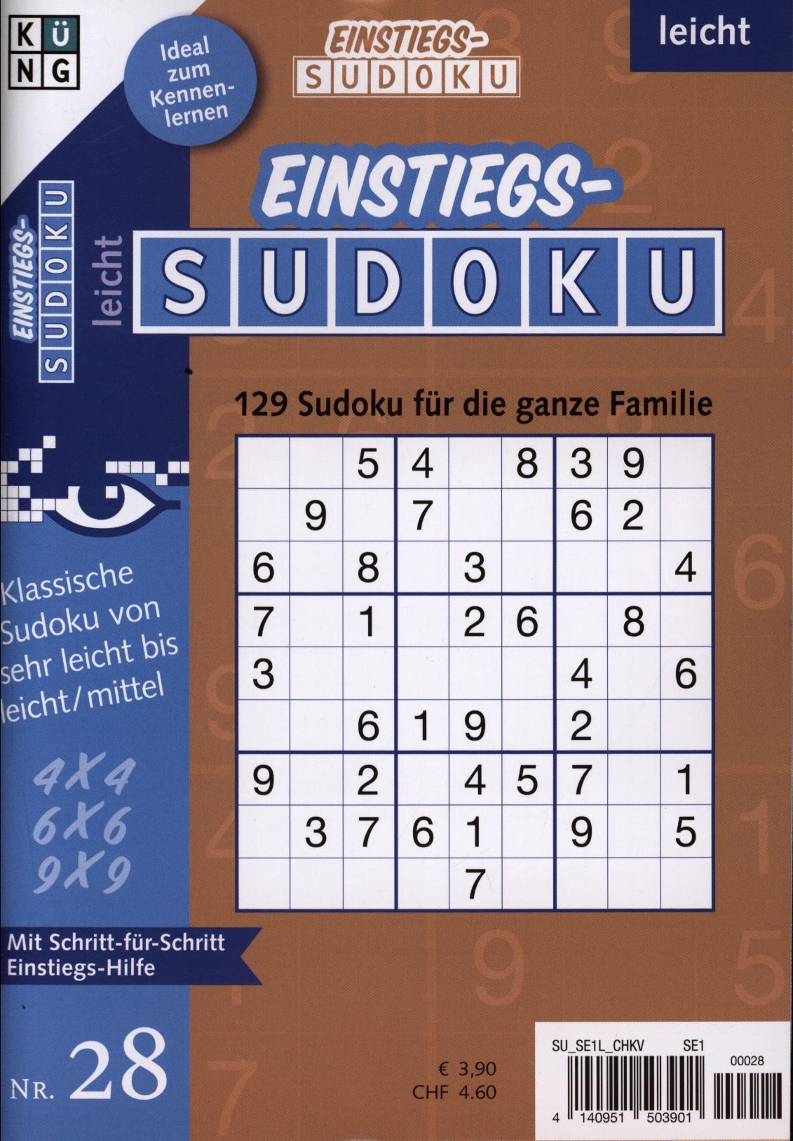 Einstiegs Sudoku 28/2024