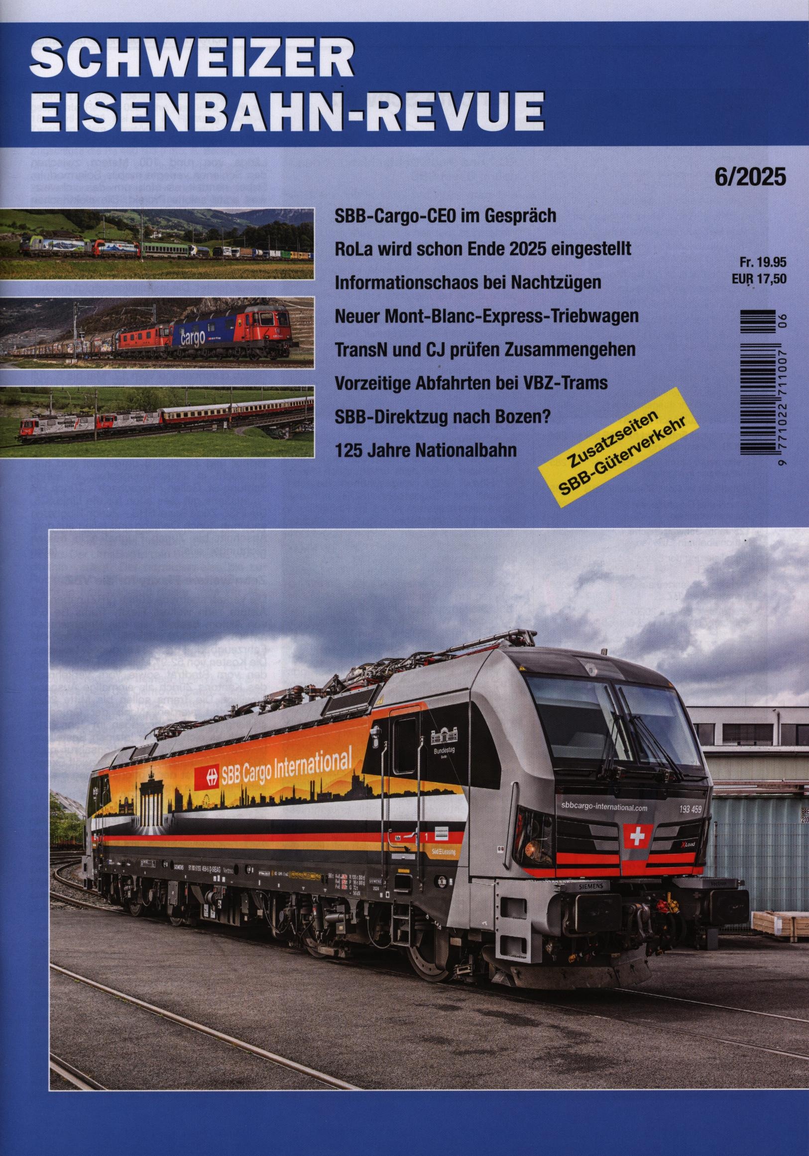 Schweizer Eisenbahn-Revue 6/2025