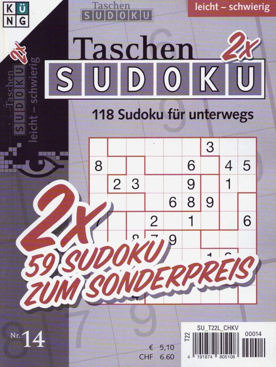 Taschen Sudoku 2x Book 14/2026