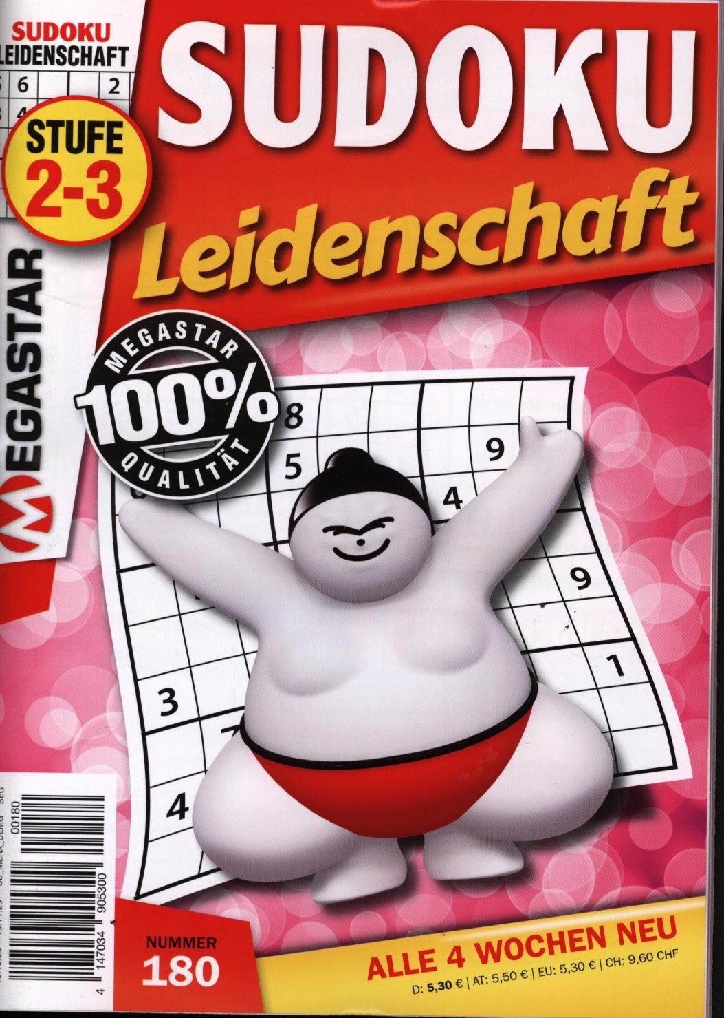 Sudoku Leidenschaft 180/2025