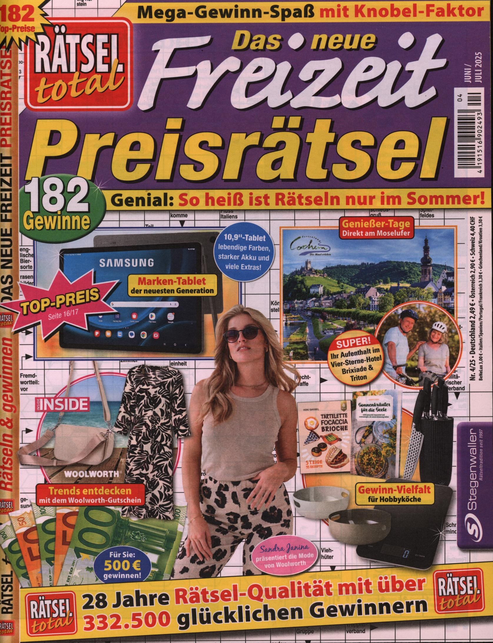 Rätsel total Freizeit Preisrätsel 4/2025