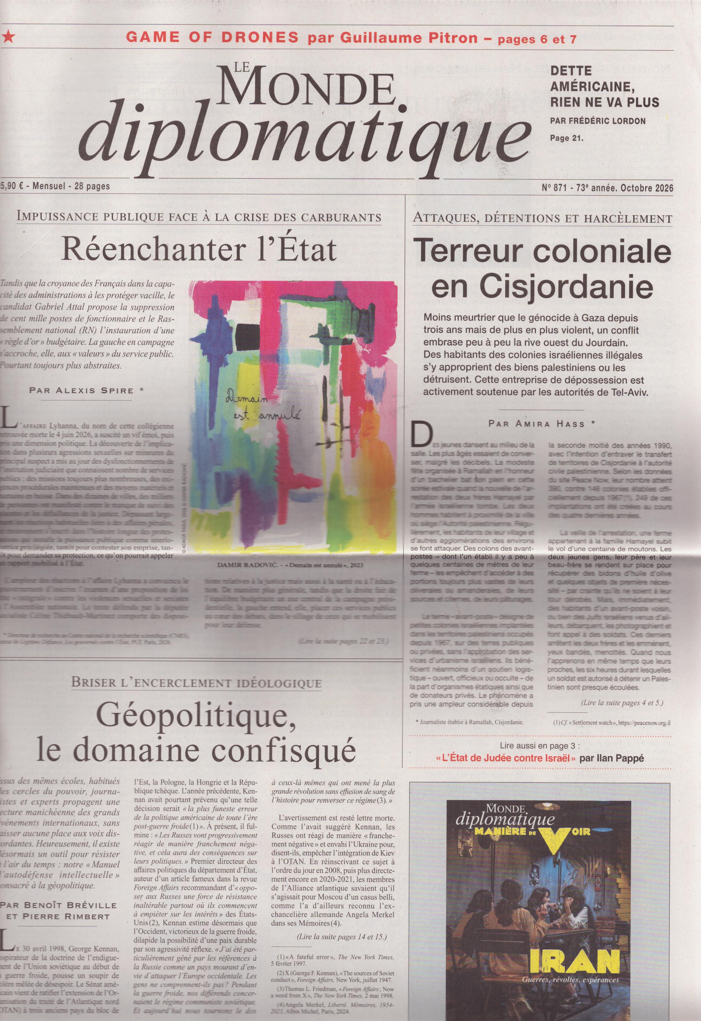 LE MONDE diplomatique 871/2026