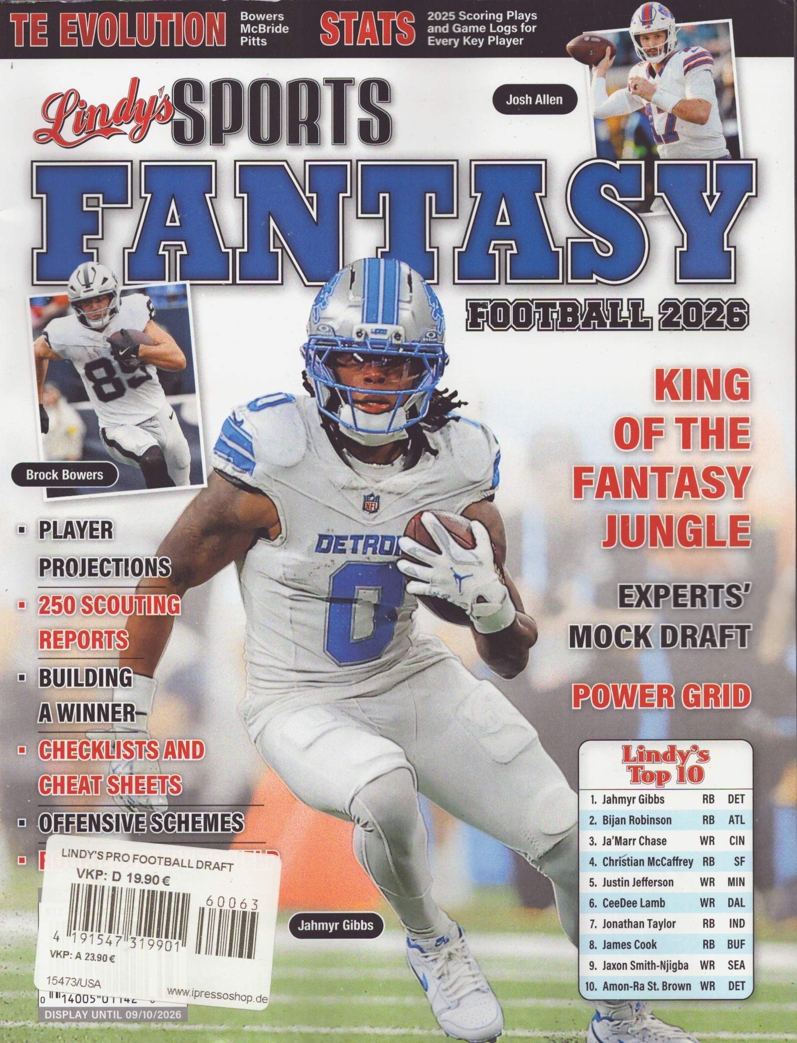 LINDY'S PRO FOOTBALL DRAFT 63/2026