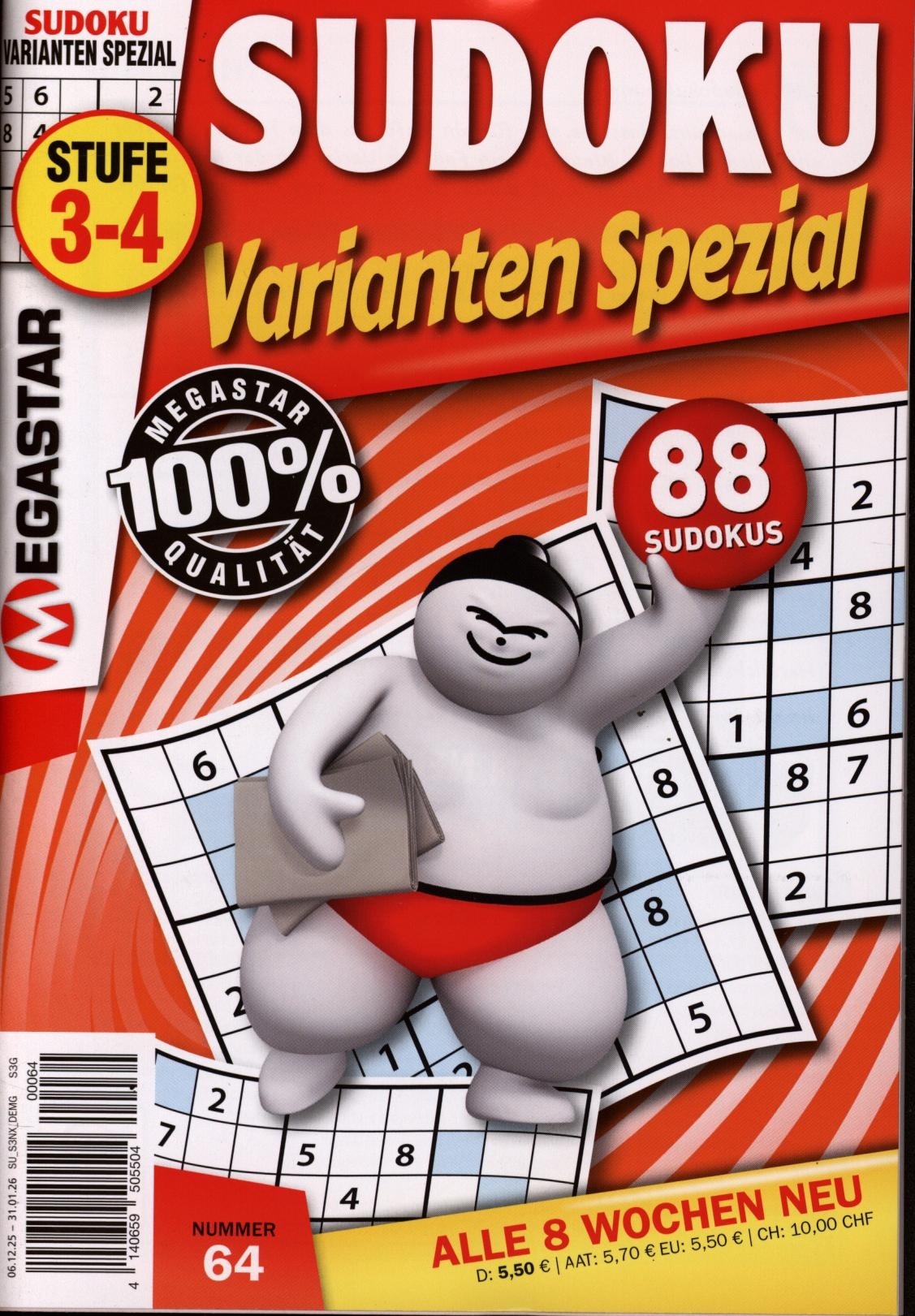 Sudoku Varianten Spezial 64/2025