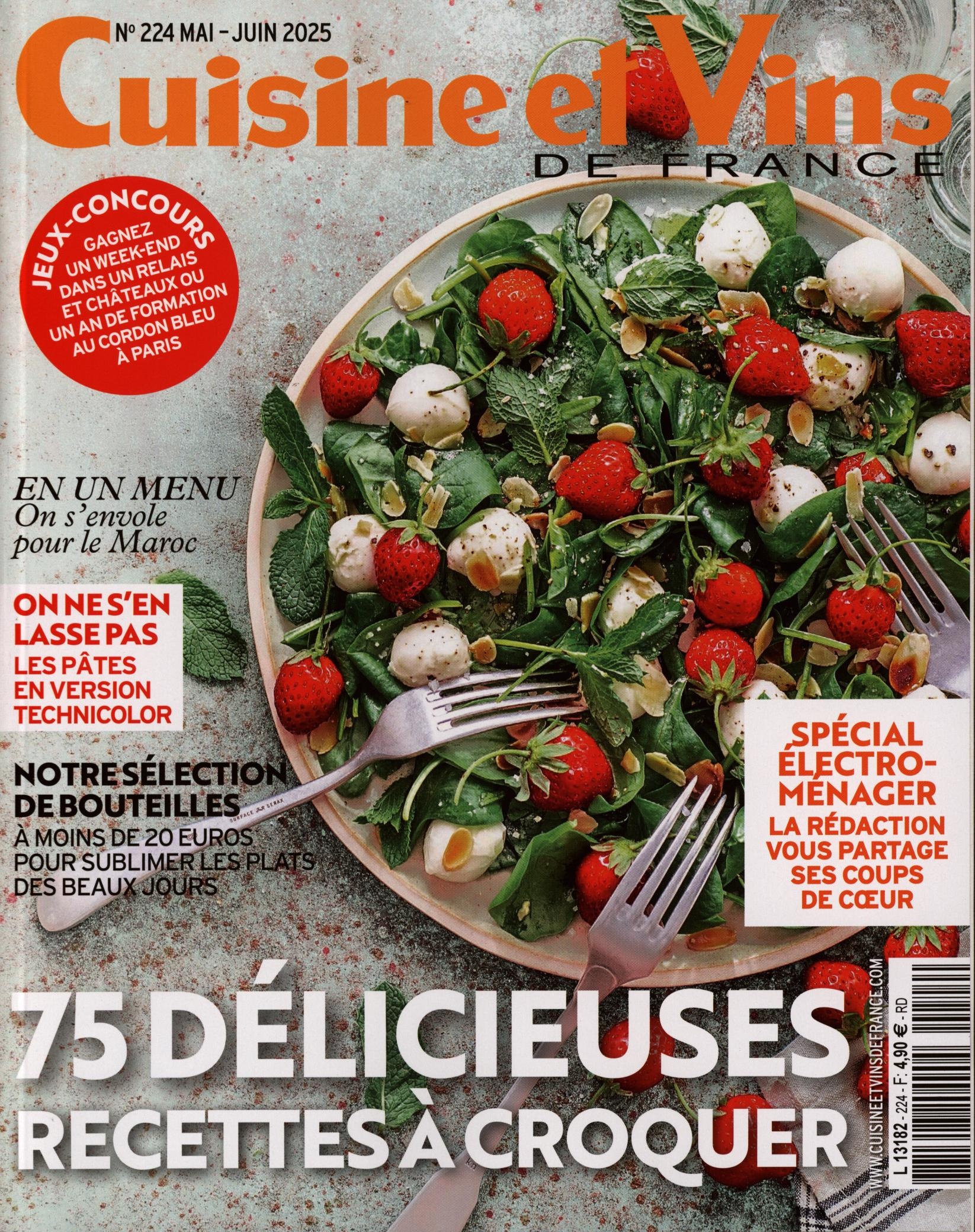 Cuisine et Vins DE FRANCE 224/2025