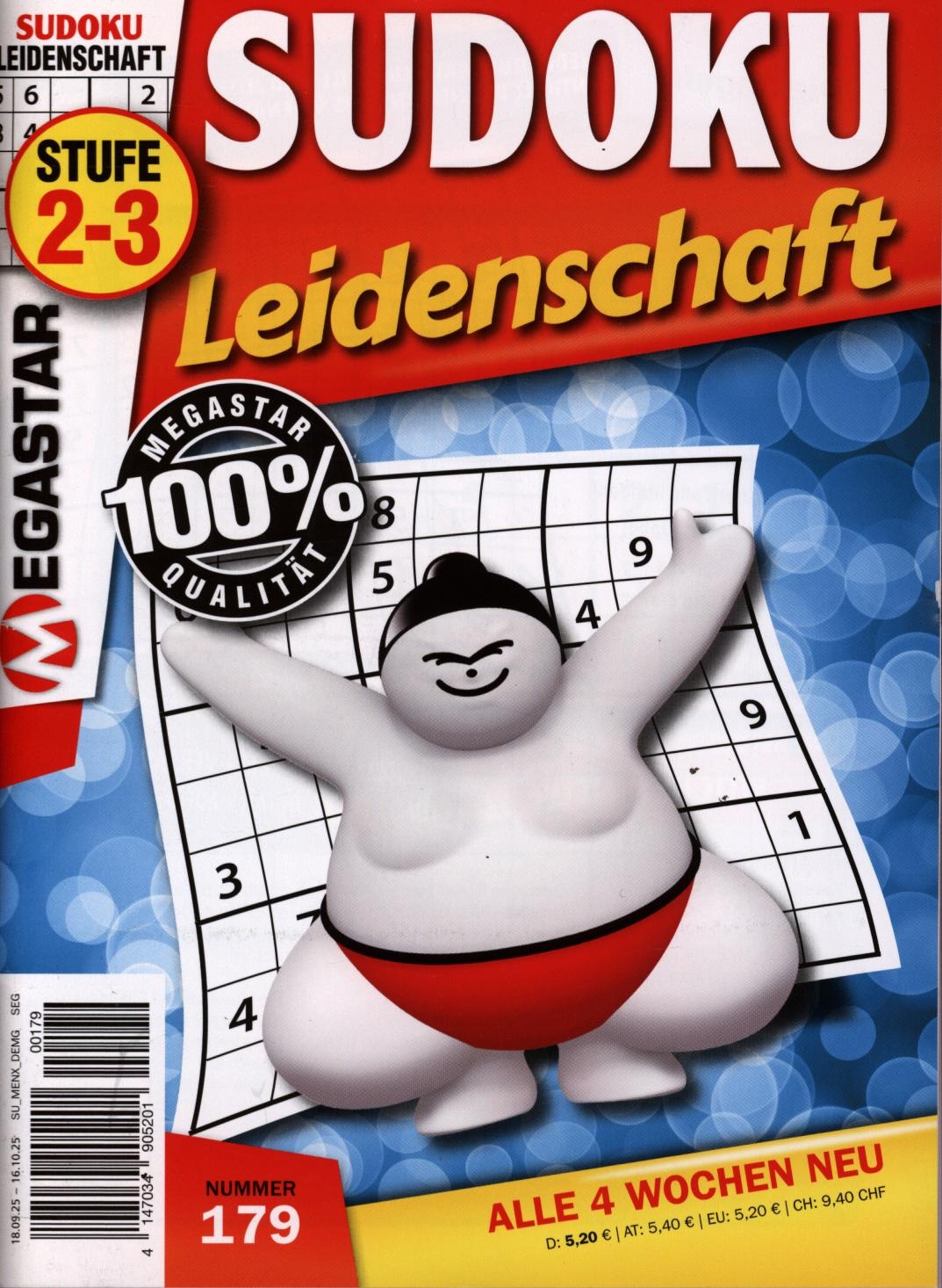 Sudoku Leidenschaft 179/2025