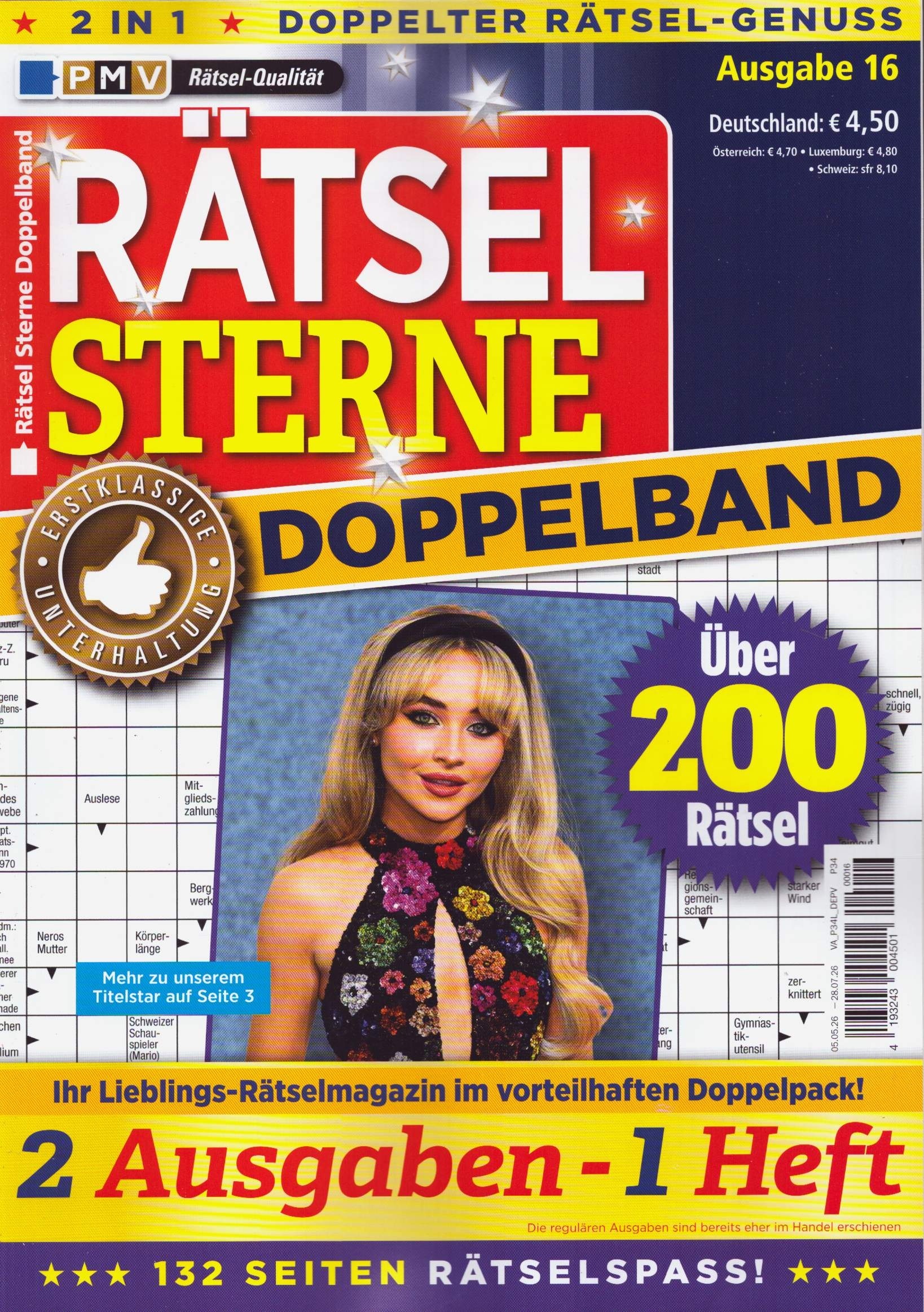 Rätsel Sterne Doppelband 16/2026