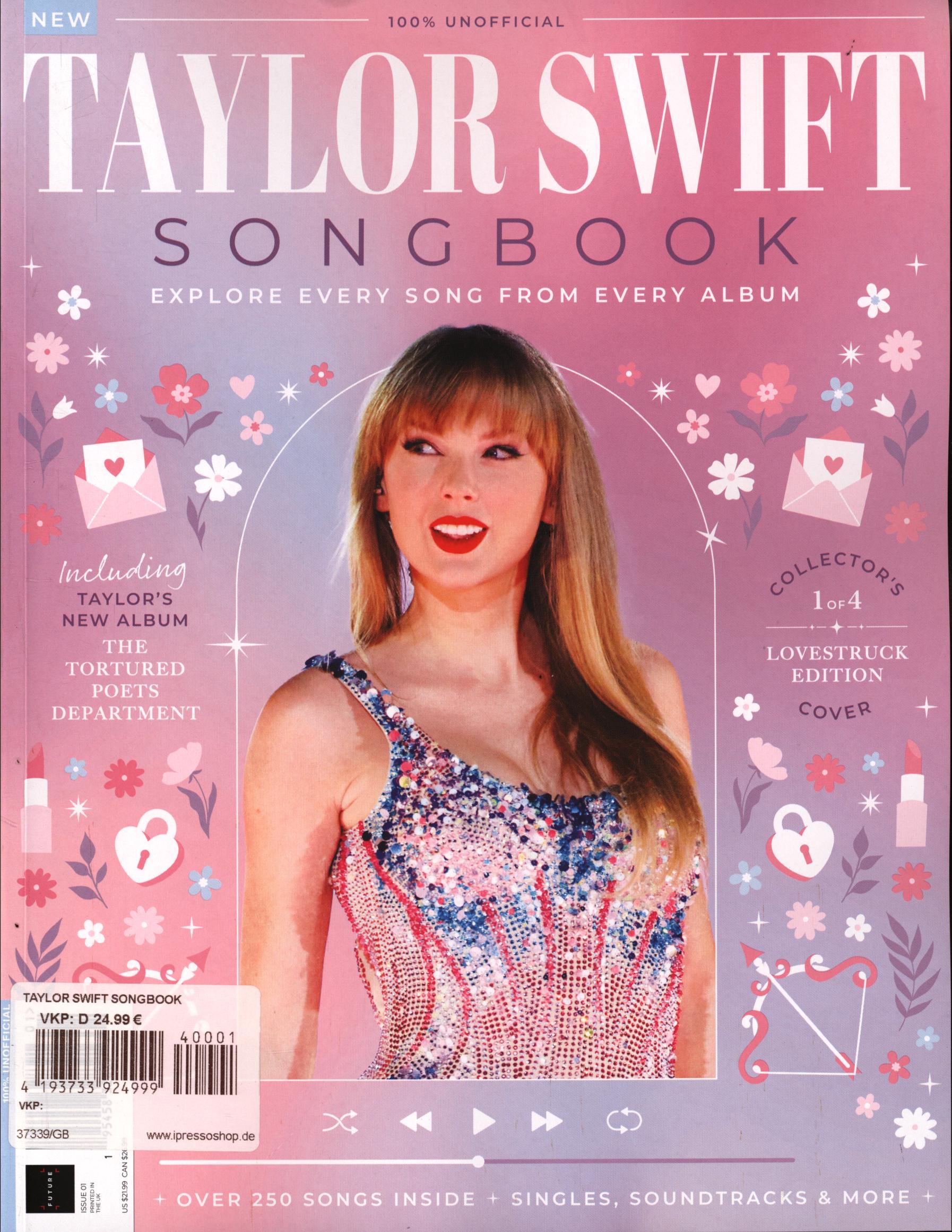 TAYLOR SWIFT SONGBOOK 1/2024 Cover 2