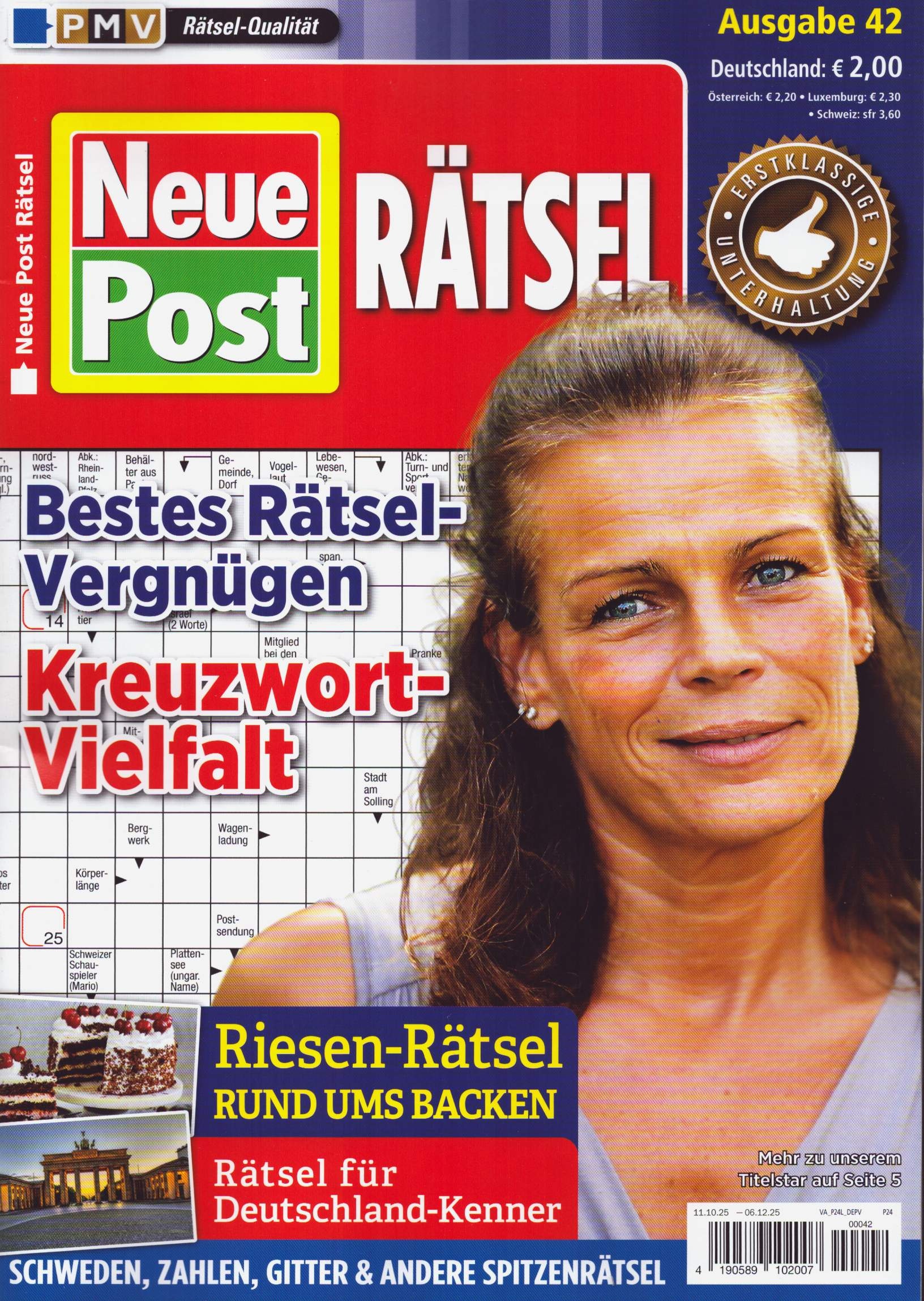 Neue Post Rätsel 42/2025 Neue Post Rätsel 42/2025