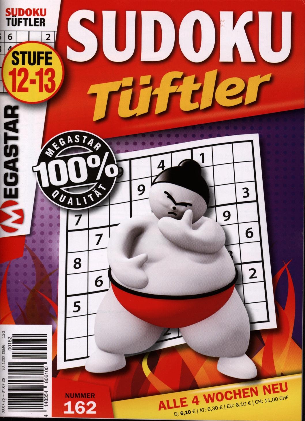 Sudoku Tüftler 162/2025