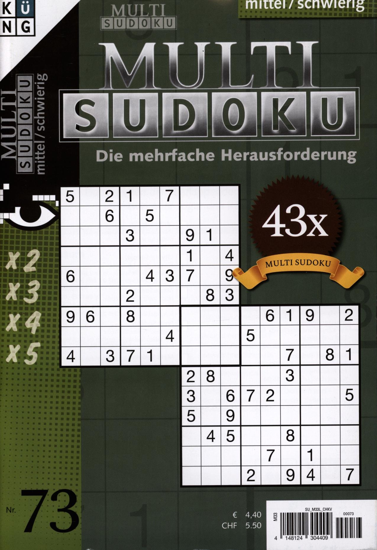 Multi Sudoku 73/2025
