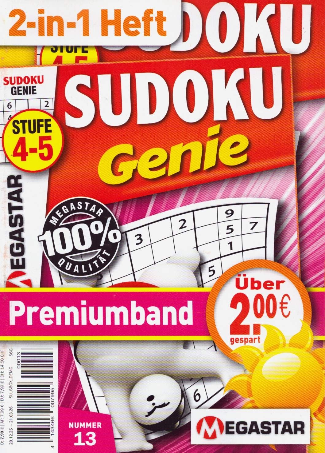 Sudoku Genie Premiumband 13/2026