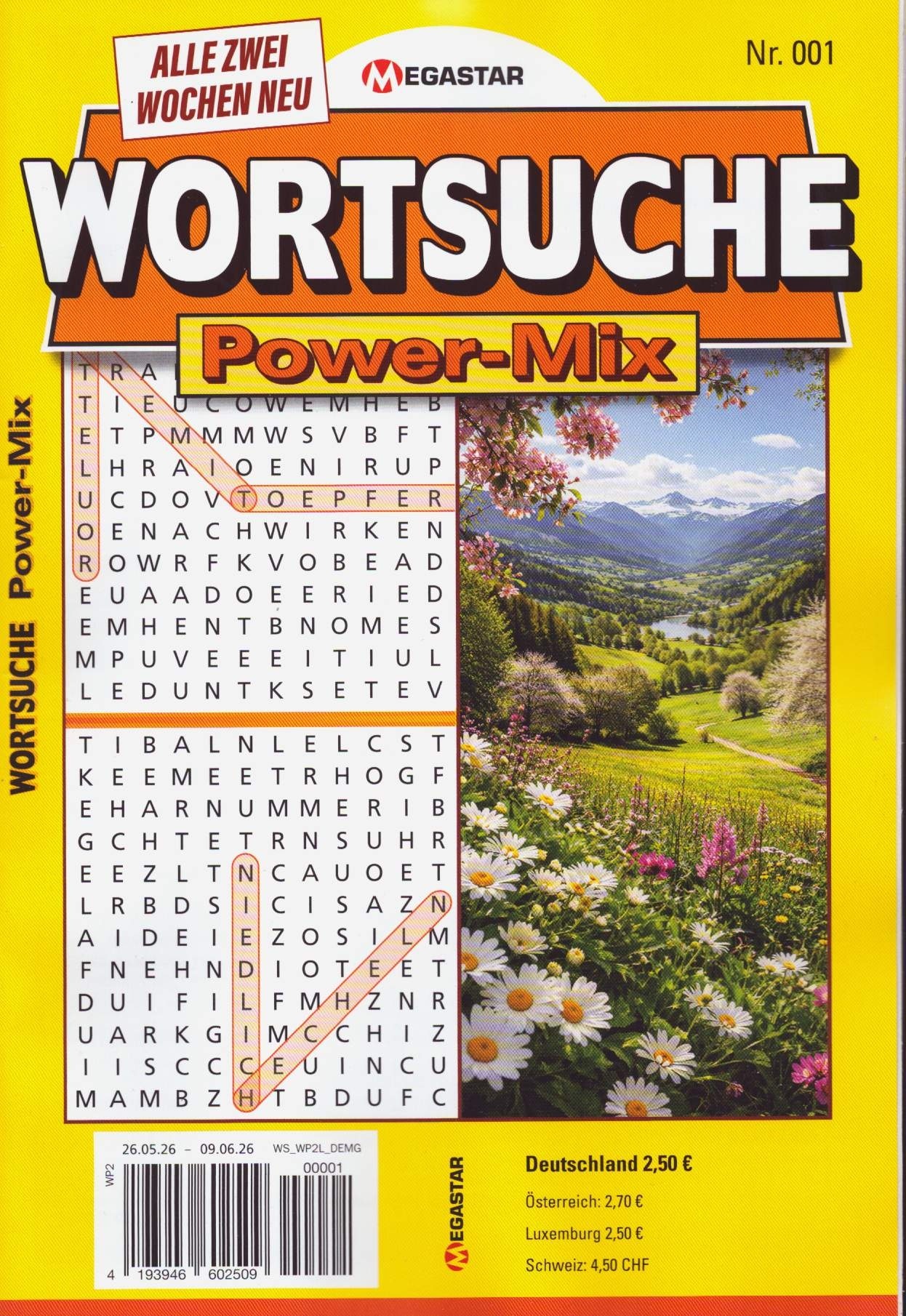 Wortsuche Power Mix 1/2026