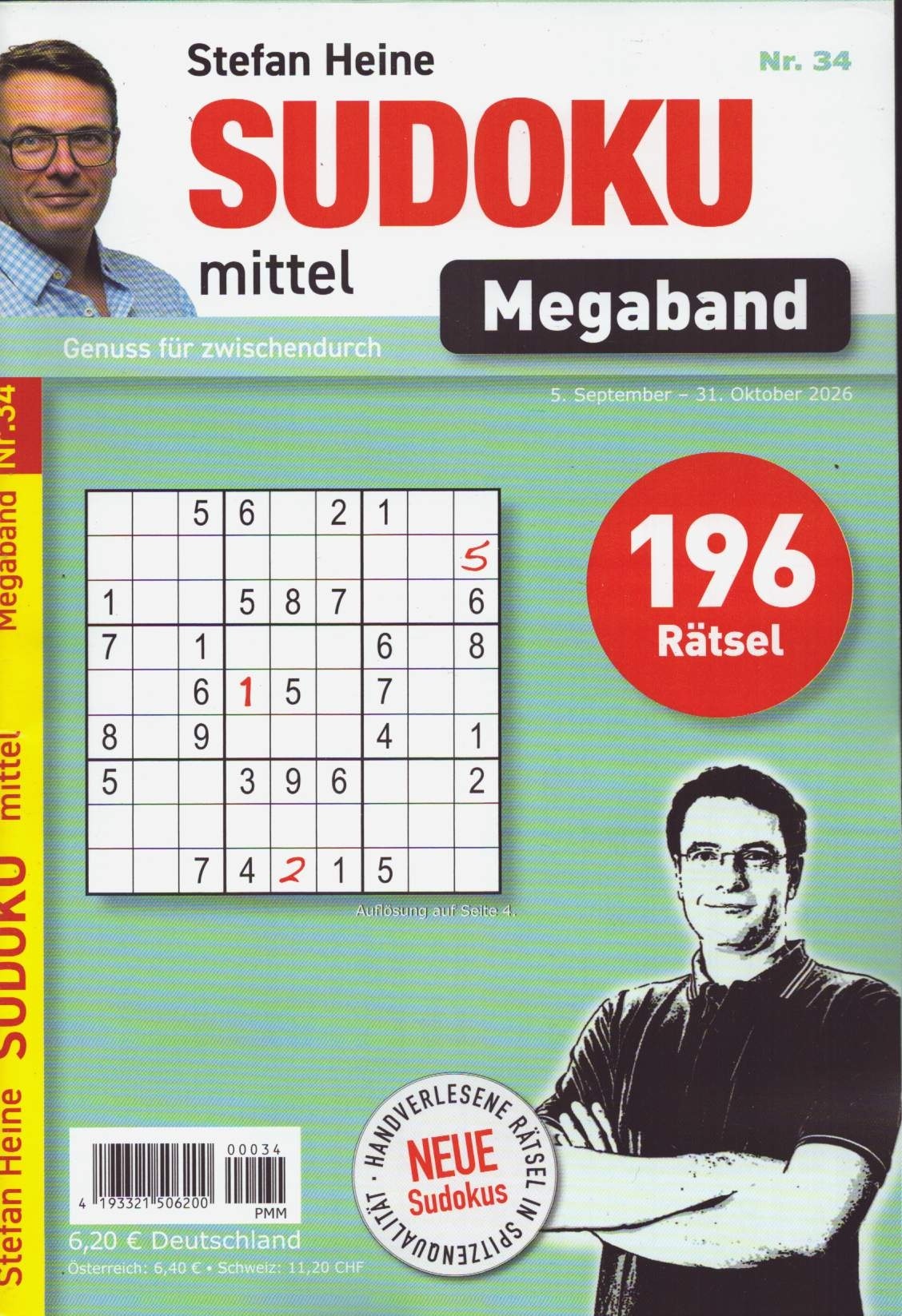 Sudoku mittel MEGABAND 34/2026