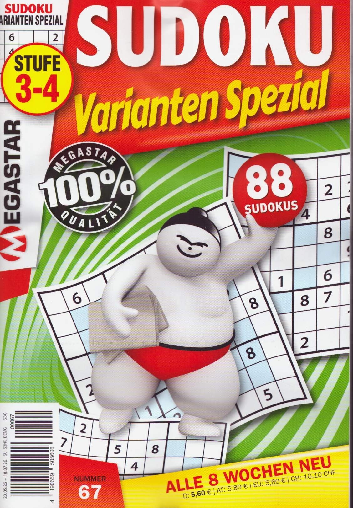 Sudoku Varianten Spezial 67/2026