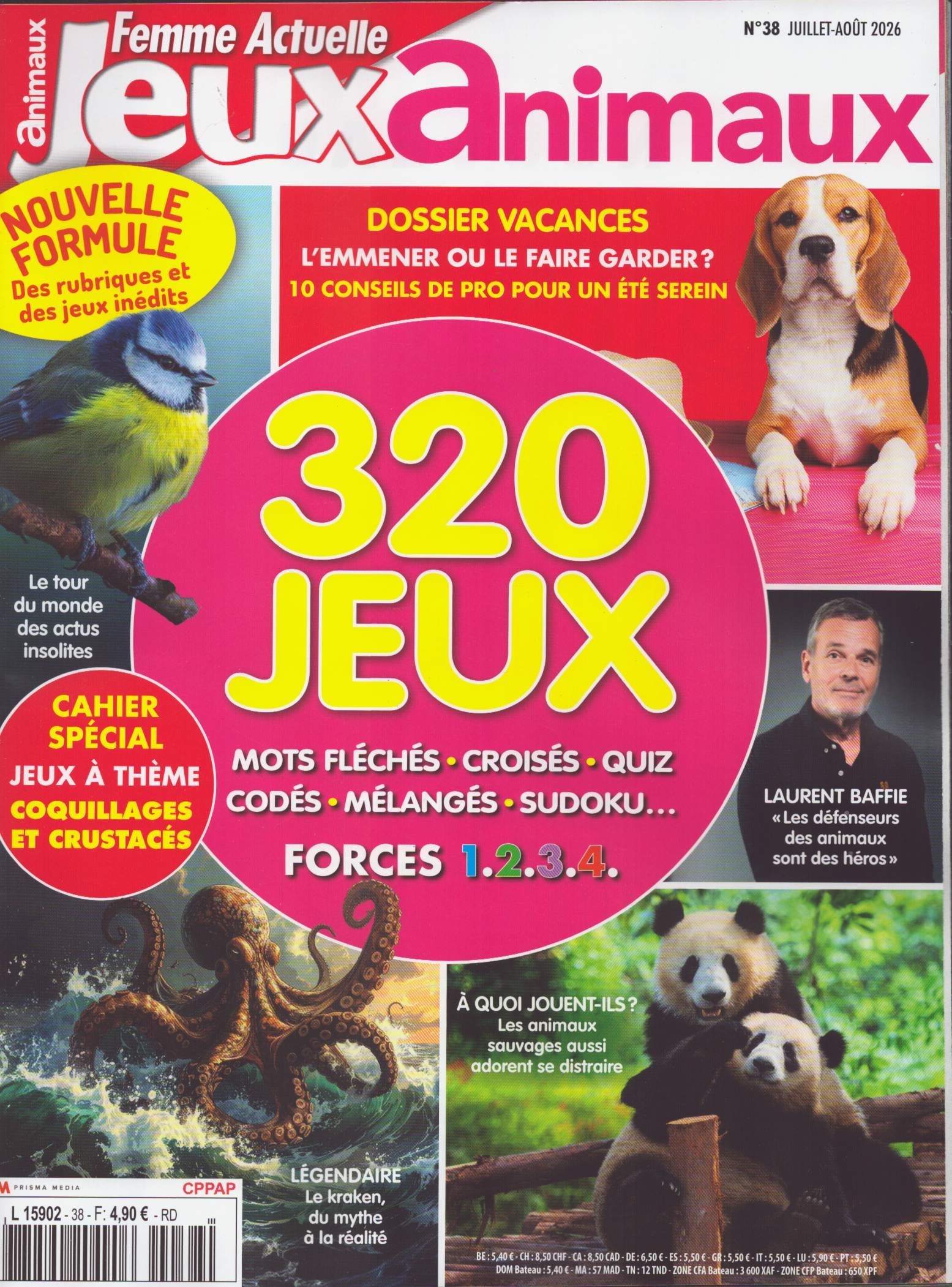 Femme Actuelle Jeux animaux 38/2026