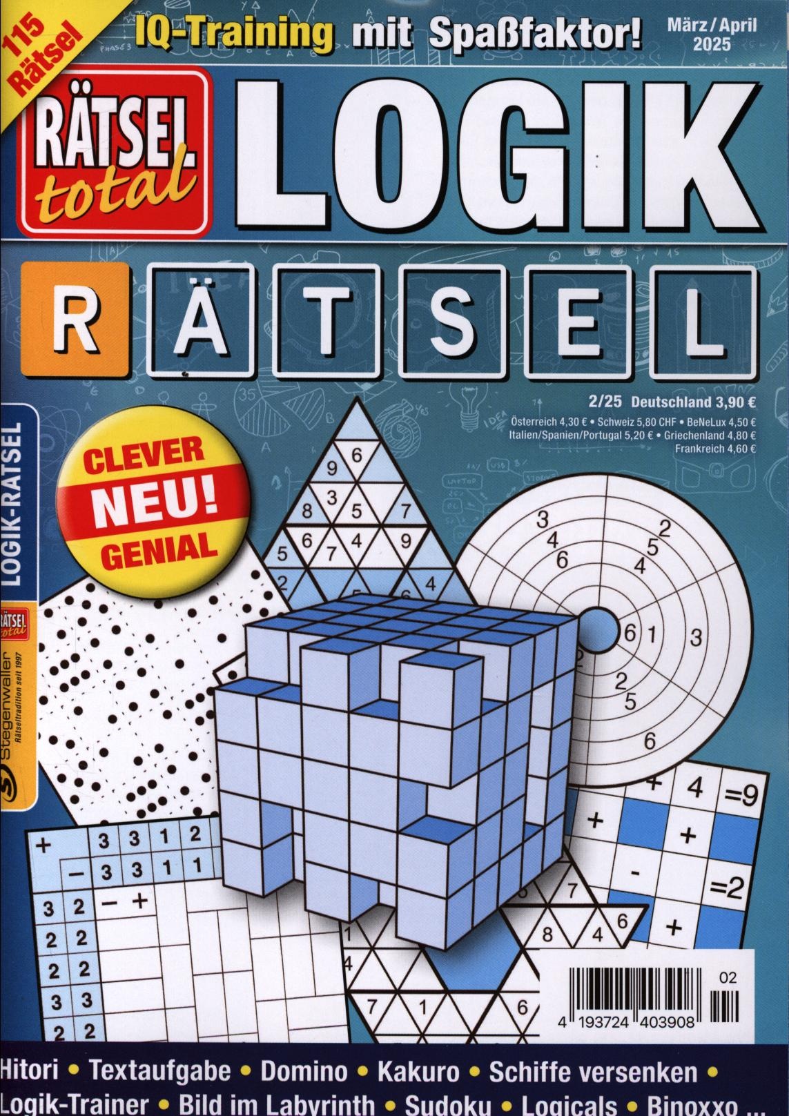 Rätsel total – Logik Rätsel 2/2025