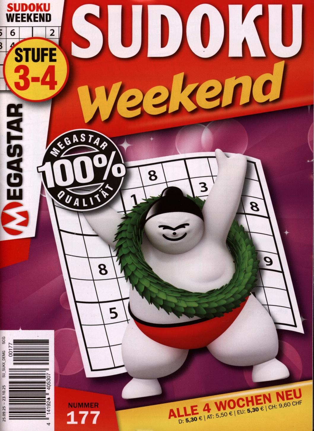 Sudoku Weekend 177/2025