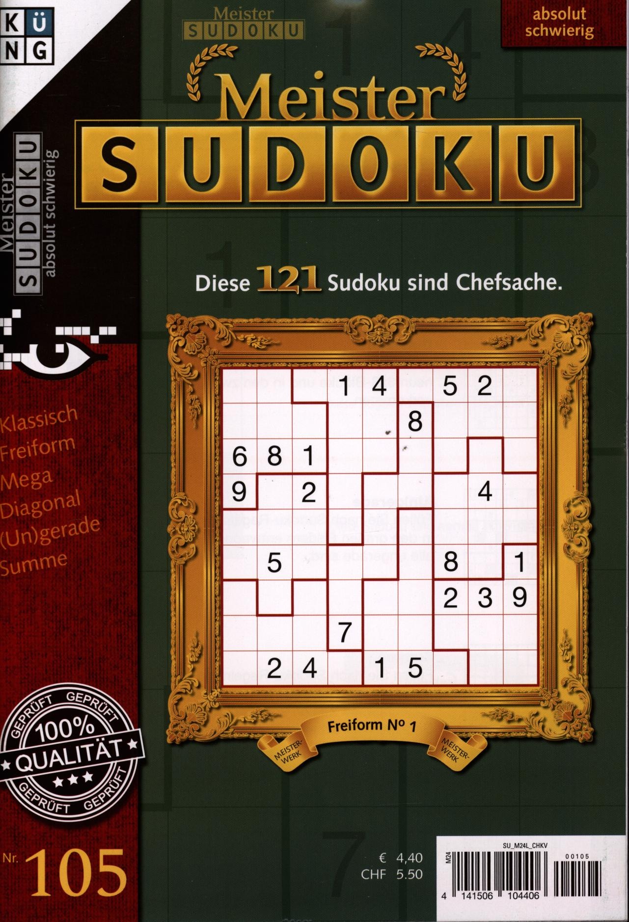 Meister Sudoku 105/2025