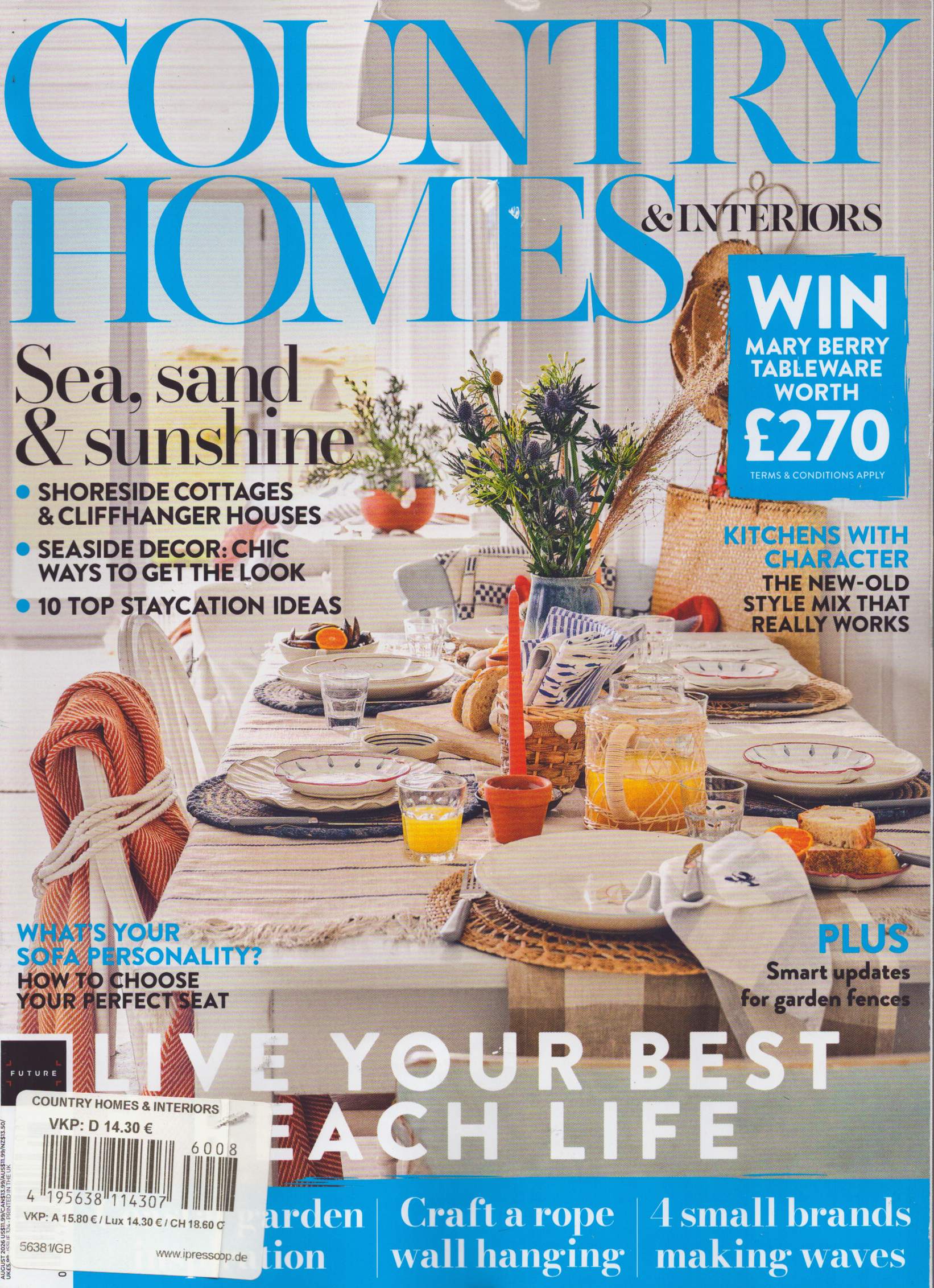 COUNTRY HOMES & INTERIORS 8/2026