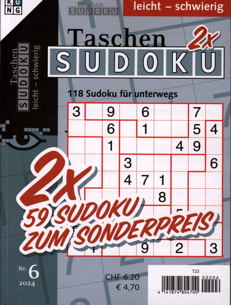 Taschen Sudoku 2x Book 6/2024