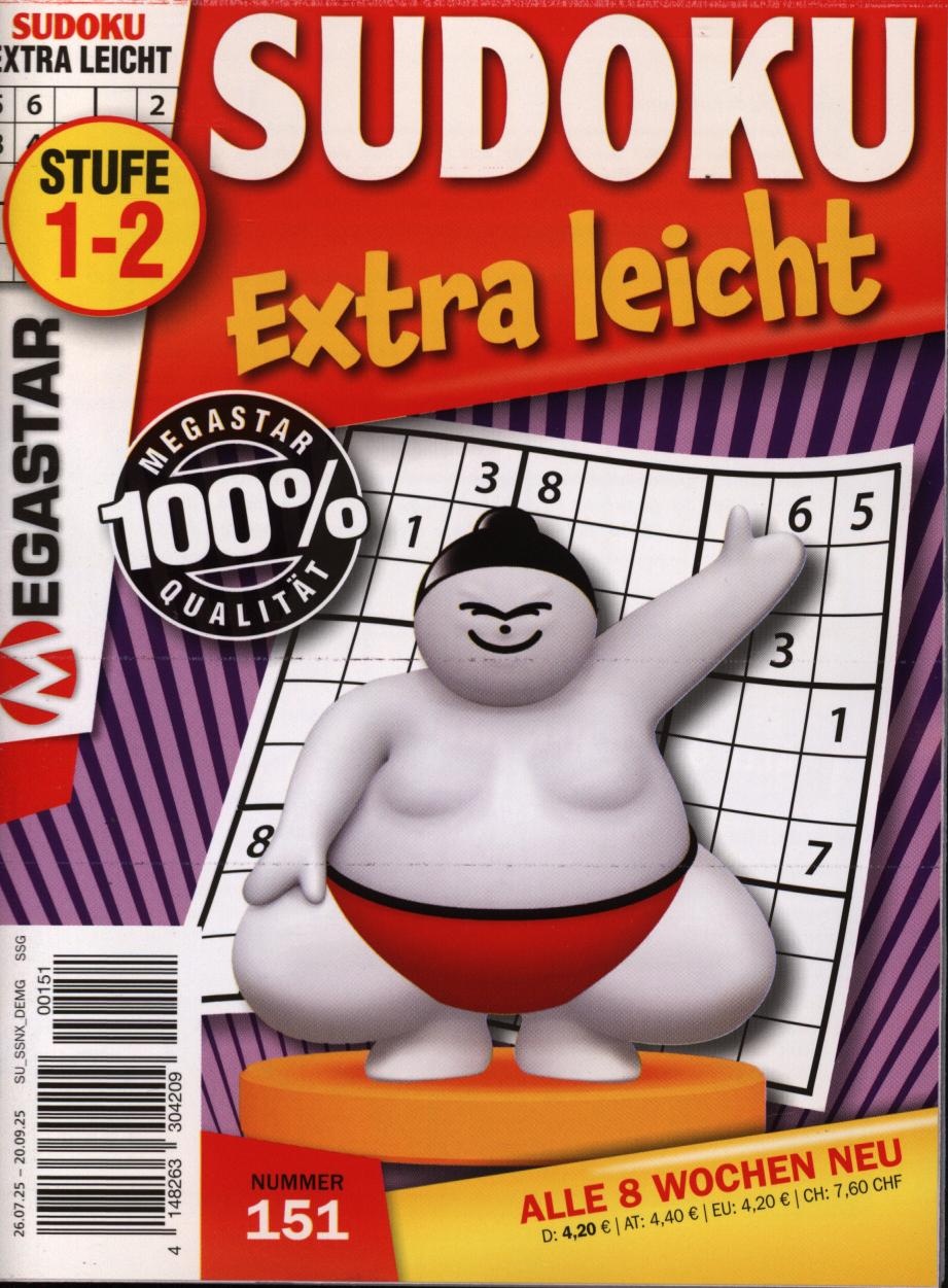 Sudoku Extra Leicht 151/2025